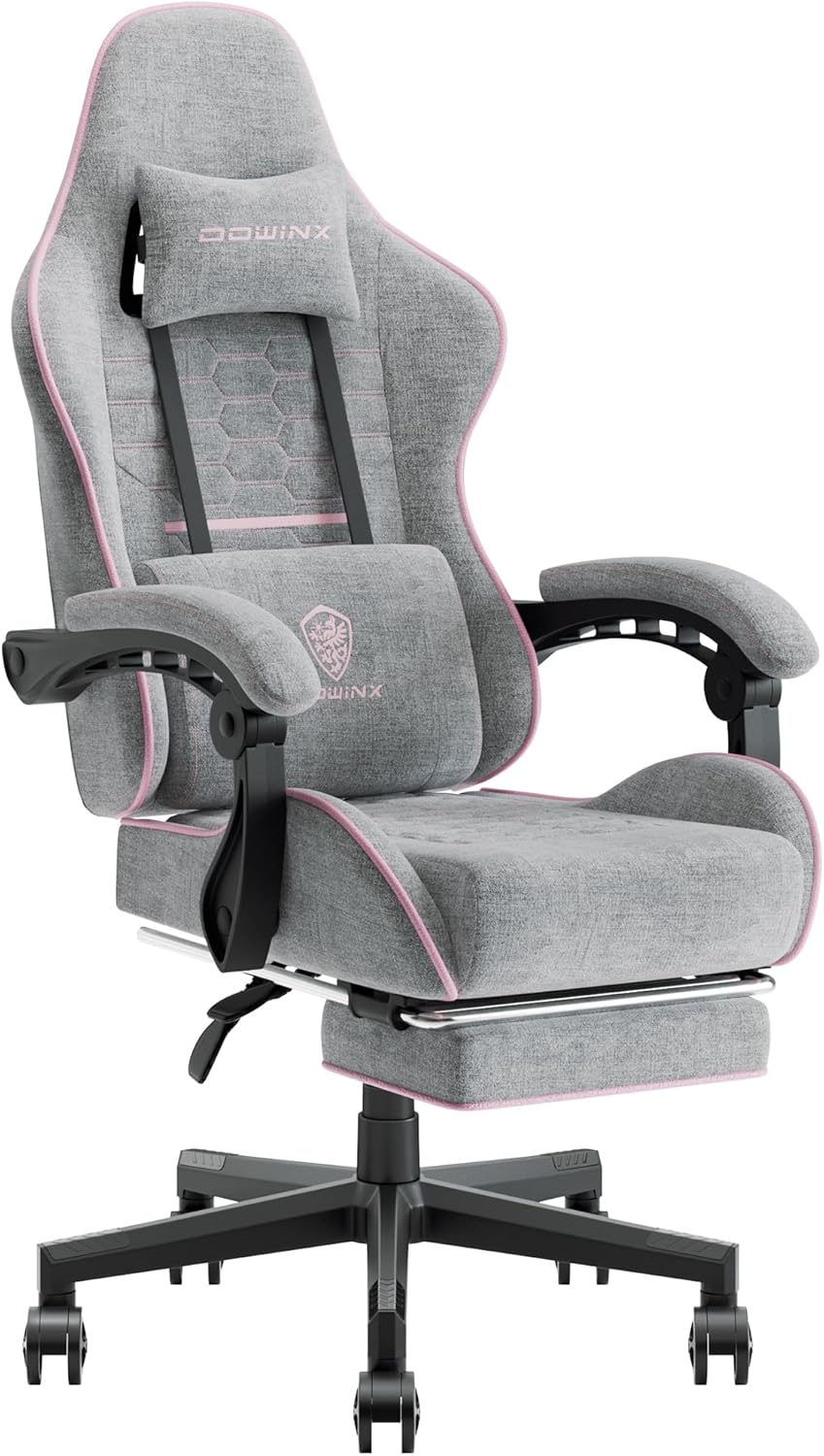 Dowinx Gaming Chair with Pocket Spring Cushion for Comfort