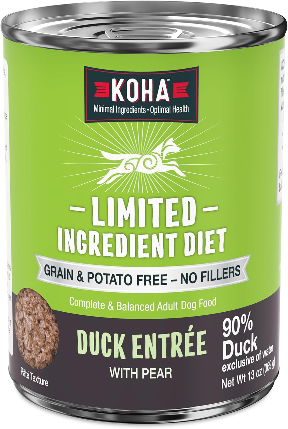 KOHA Limited Ingredient Diet Duck Entree for Dogs - High Protein