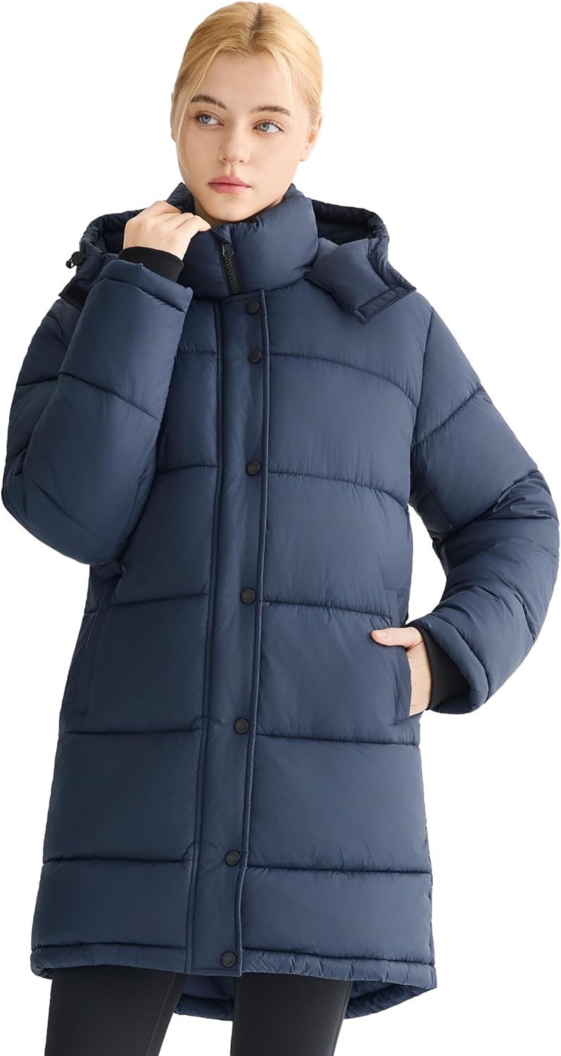 Orolay Womens Long Winter Puffer Coat Waterproof Warm Parka