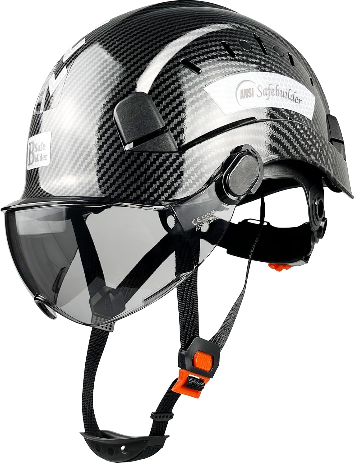 Construction Safety Helmet with Visor for Head Protection