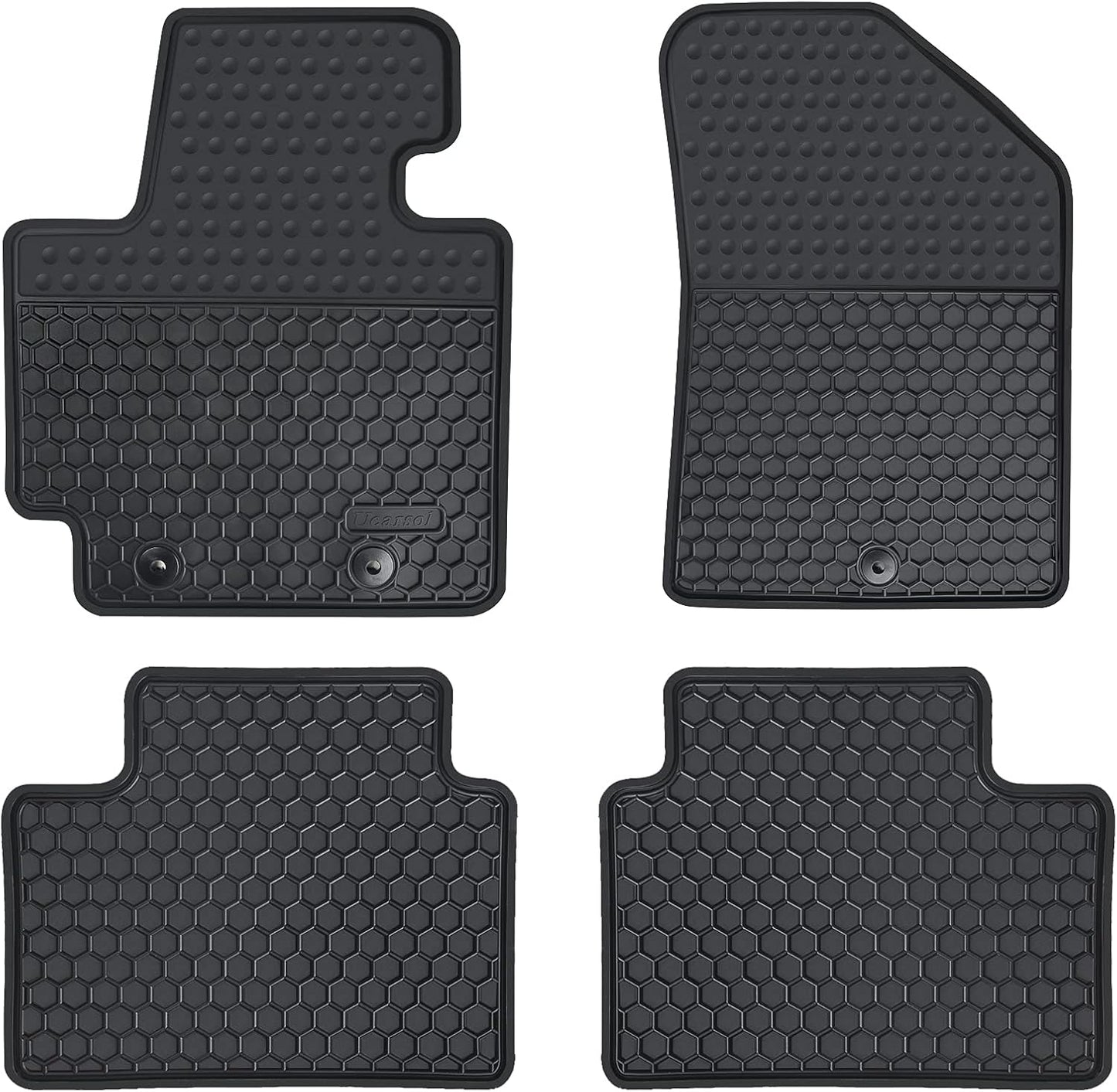 Custom Fit Car Floor Mats for Kia Soul - Heavy Duty Rubber