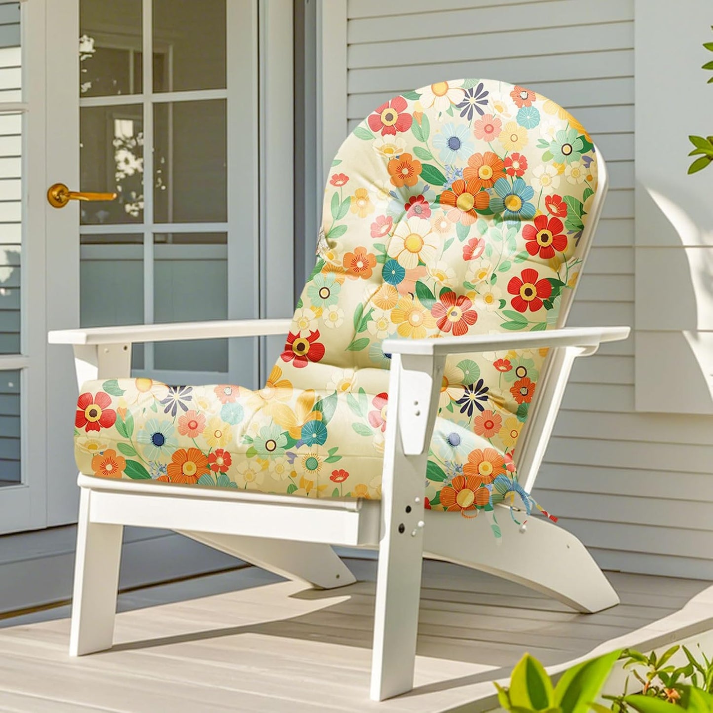 Adirondack Chair Cushion Waterproof for Indoor Outdoor Use