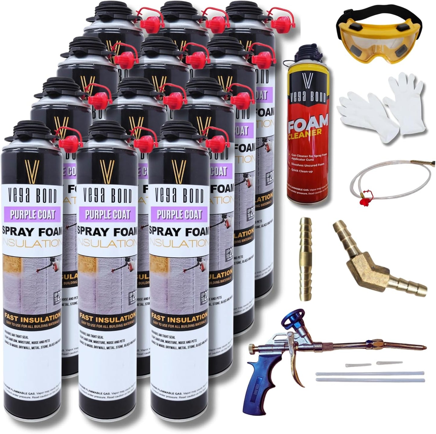 Vega Bond Closed Cell Insulation Spray Foam for Home Projects