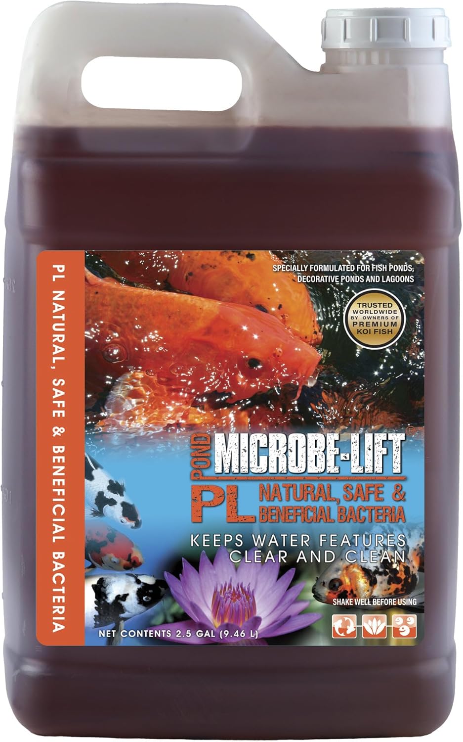 MICROBE-LIFT PL Pond Bacteria Cleaner for Koi Fish and Plants
