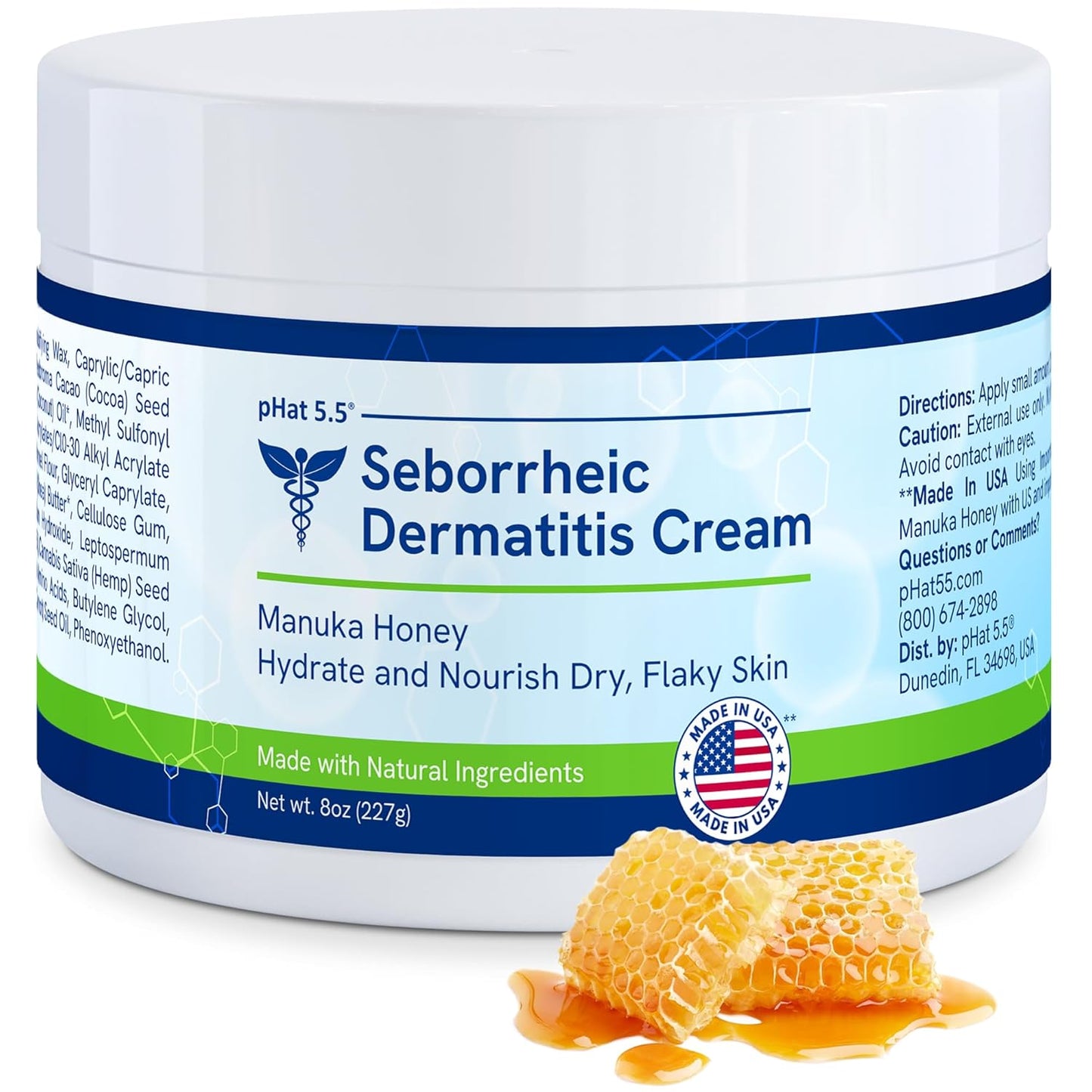 pHat 5.5 Moisturizing Cream for Seborrheic Dermatitis Relief