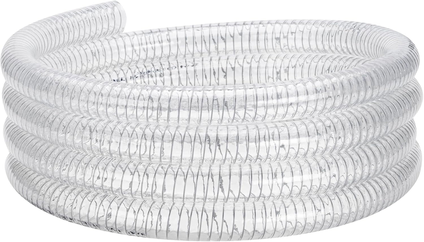 1/2in ID 50ft PVC Reinforced Tubing for Heavy Duty Applications