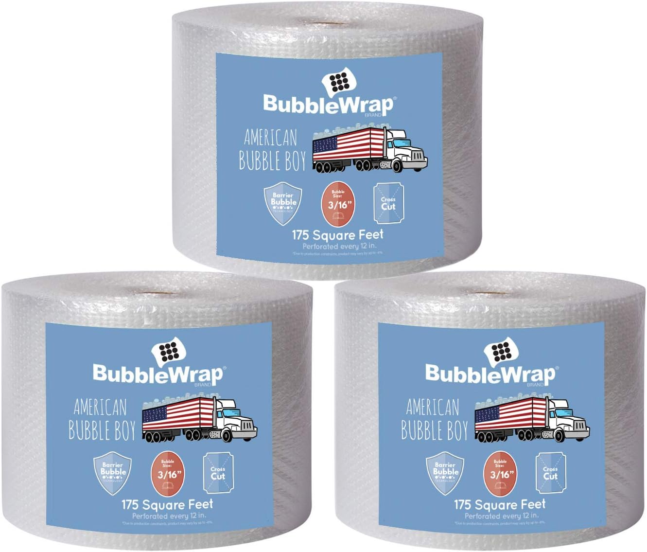 Bubble Wrap 525ft for Packing, Shipping, Moving - Small Bubbles