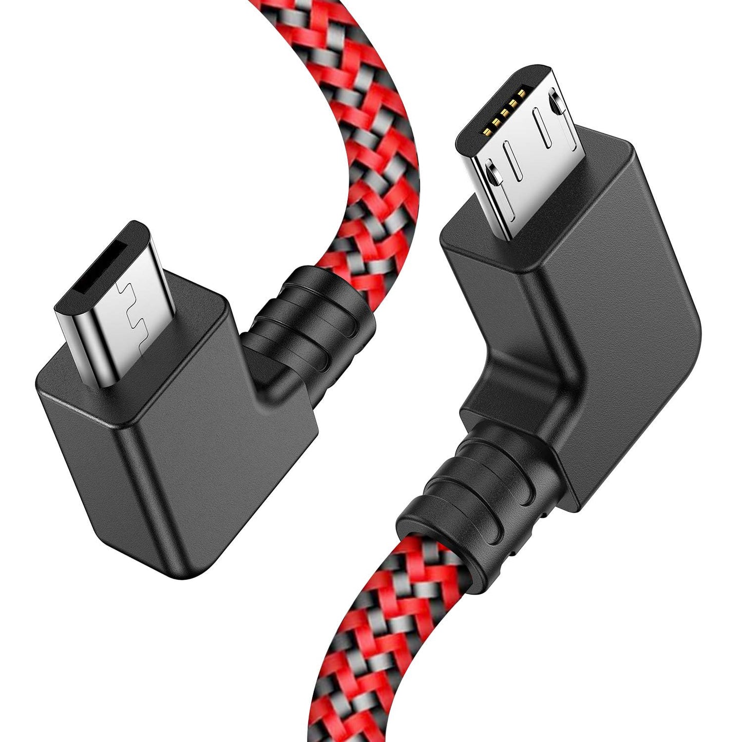 1FT 90 Micro USB Cable for DJI Drones - Fast OTG Data Transfer