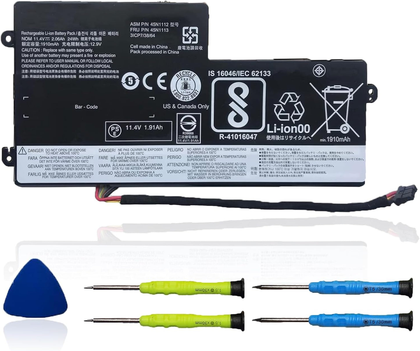 45N1112 Laptop Battery Replacement for Lenovo ThinkPad Series