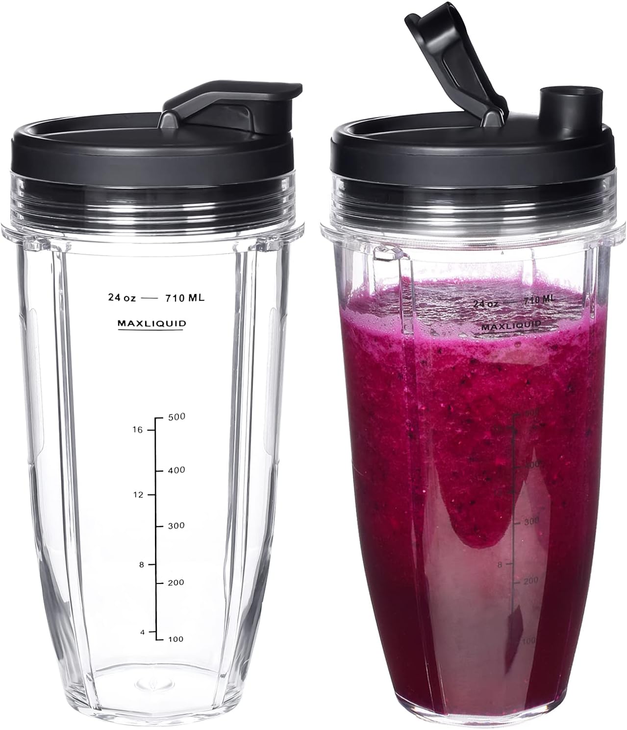 Upgraded 24oz Ninja Blender Cup (2 Pack)