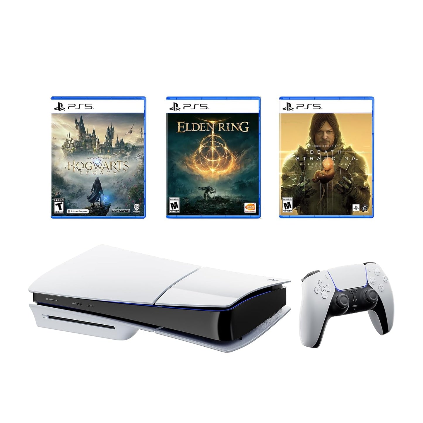 Sony PlayStation 5 Slim 1TB SSD Console Bundle - Immersive Gaming Experience!