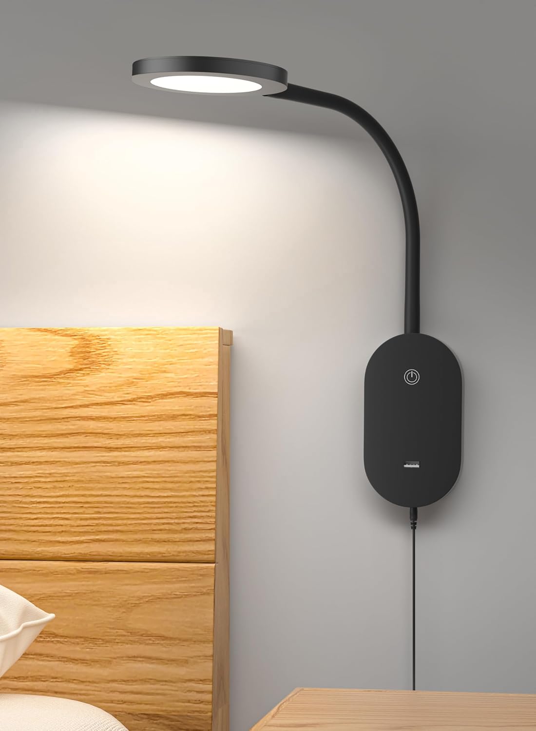 deeloop LED Wall Mounted Reading Light for Bedside Use