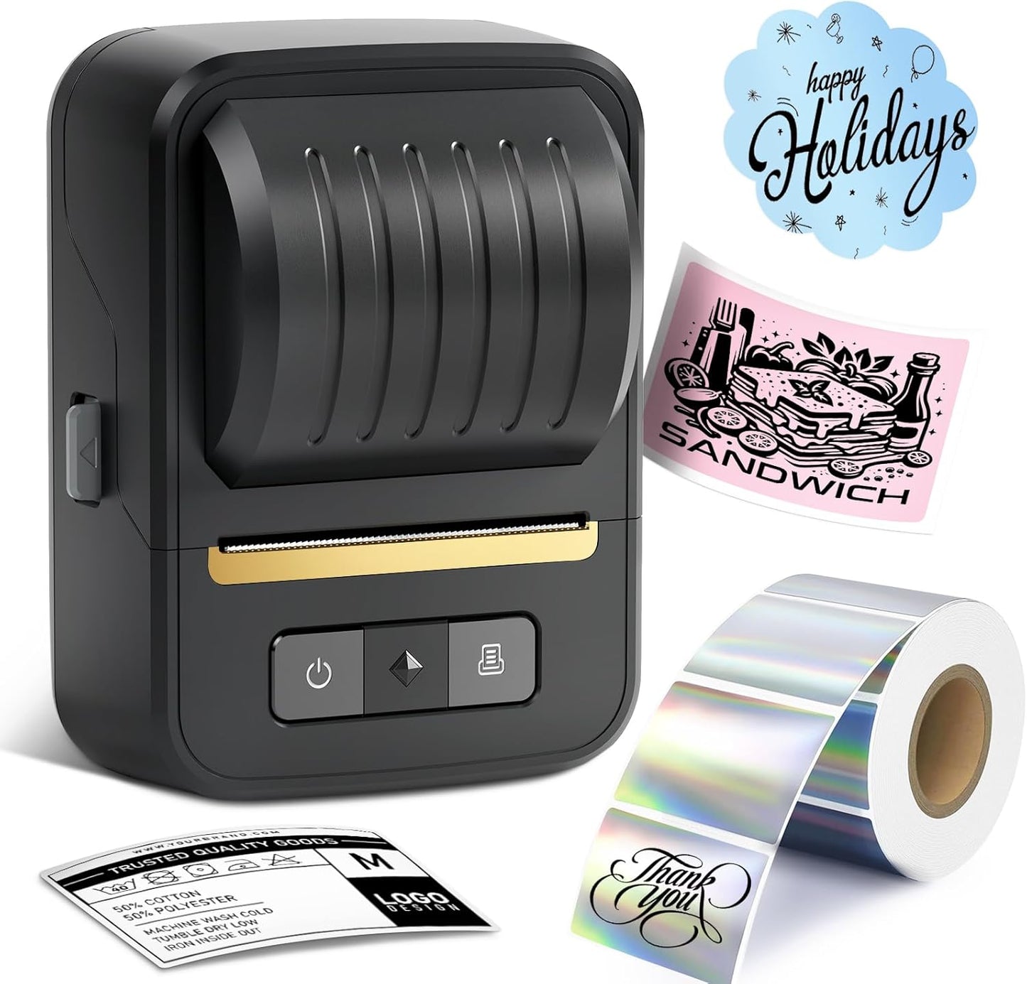 Bluetooth Label Maker for Small Business and Home Organization