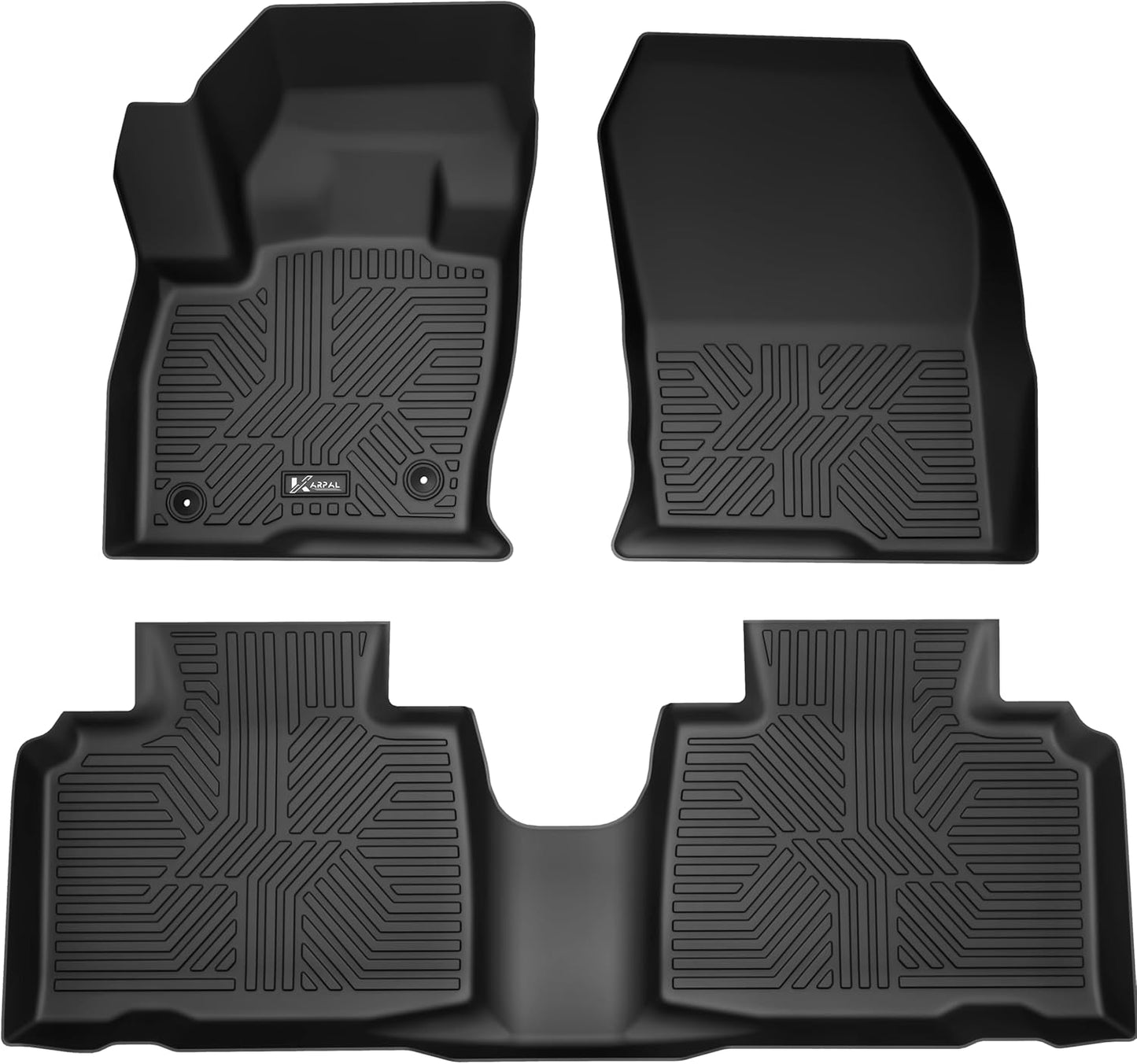 KARPAL Floor Mats for 2015-2024 Ford Edge - All Weather Protection