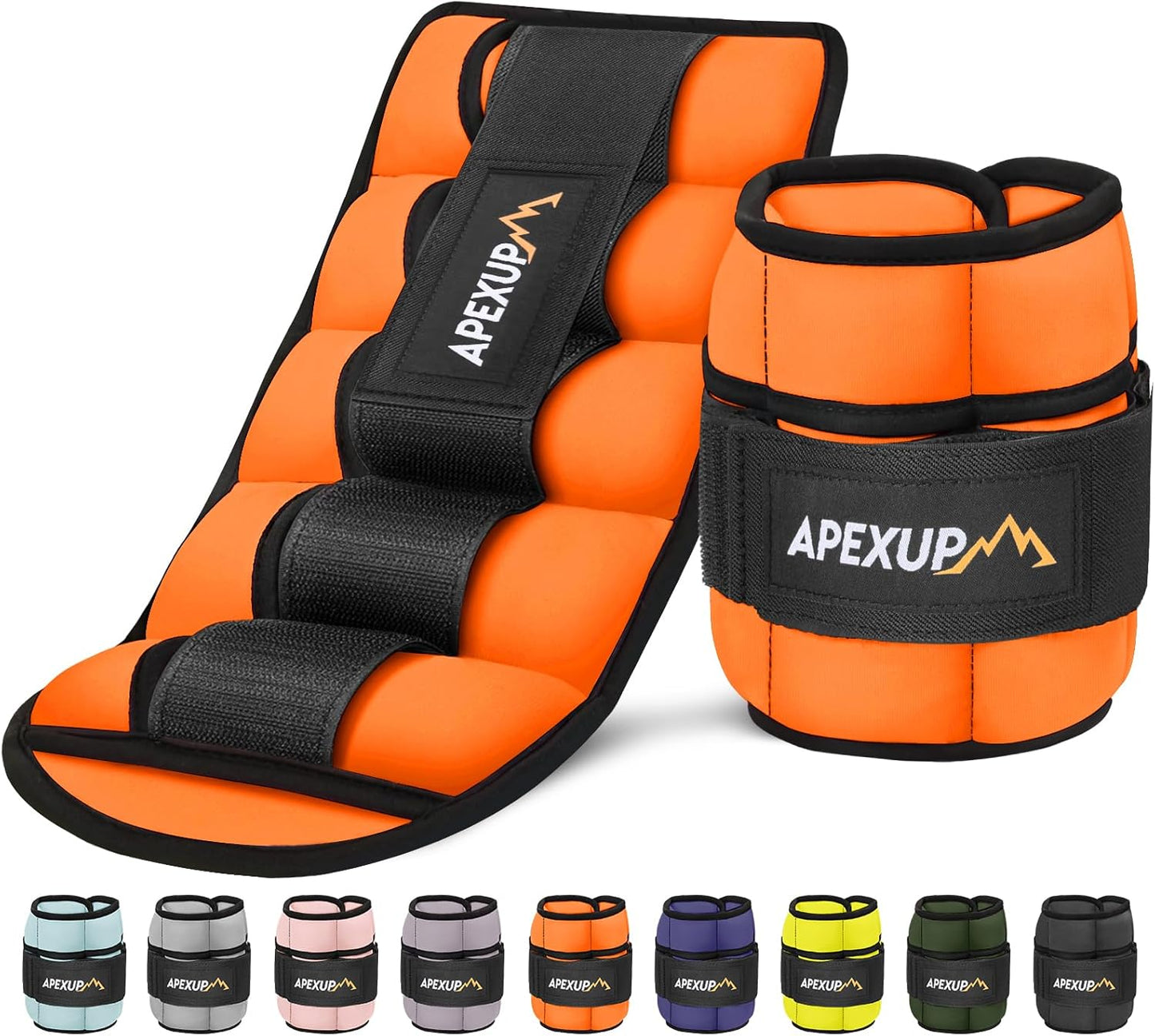 APEXUP Adjustable Ankle Weights for Effective Workouts and Comfort