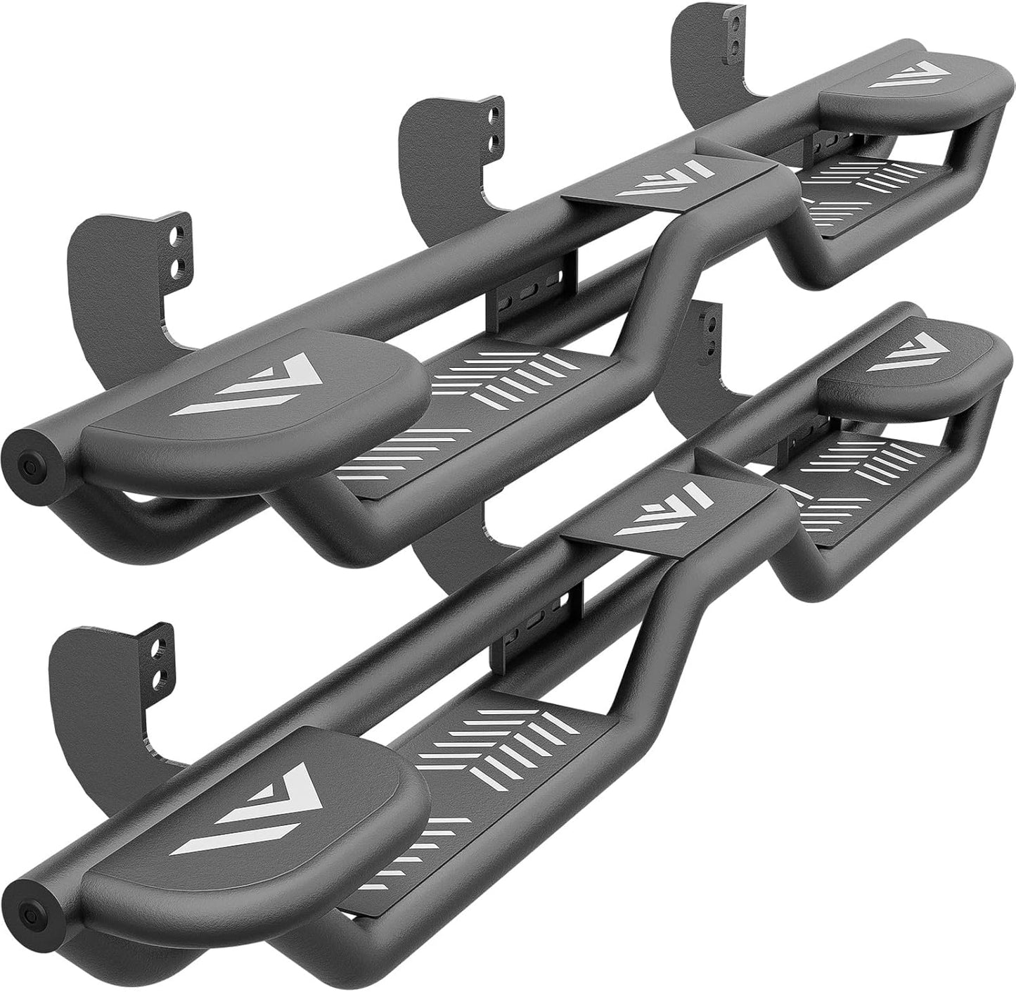 Three Raised Steps Running Boards for 2005-2025 Nissan Frontier