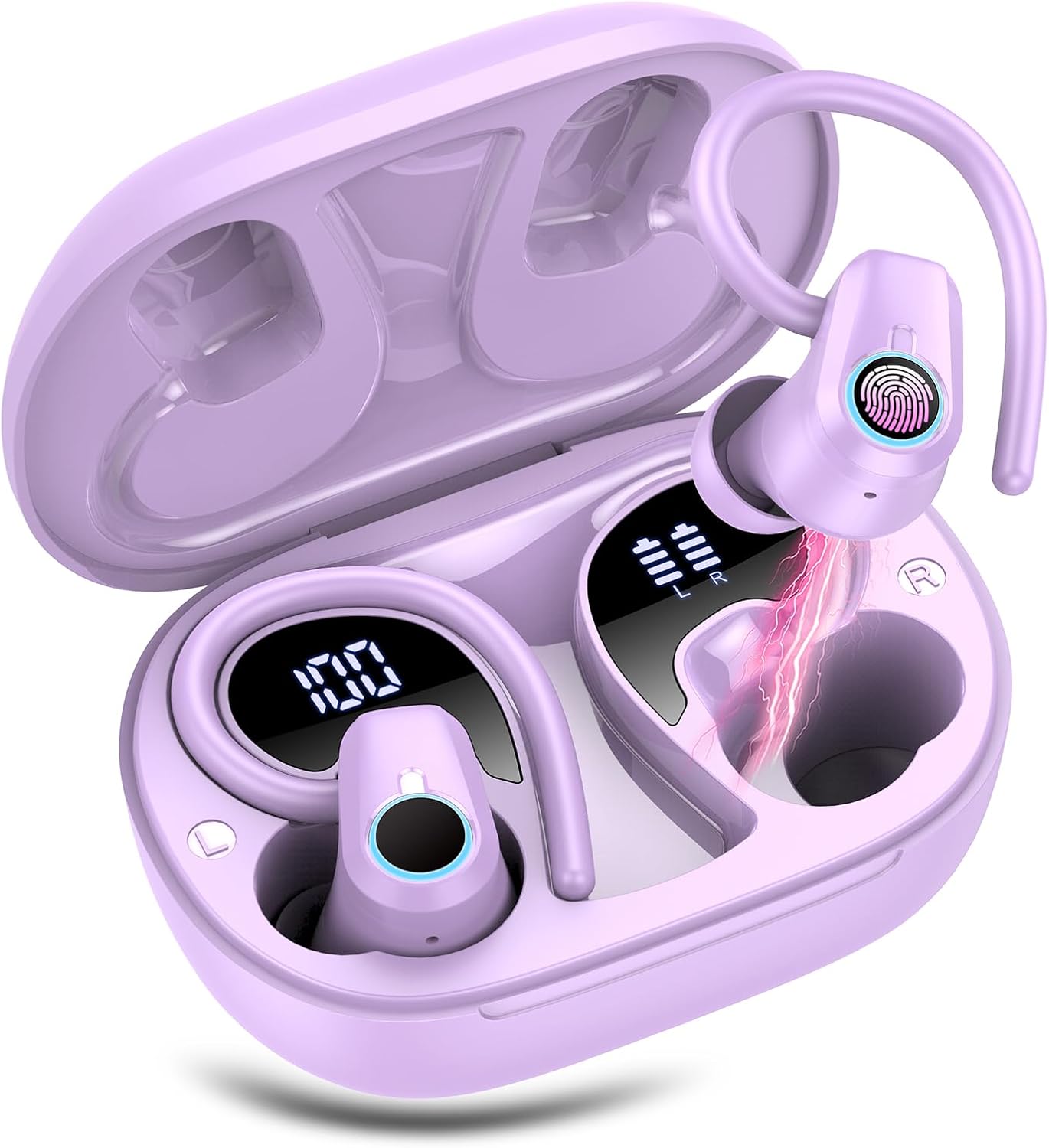 Wireless Earbuds with Dual LED Display & Deep Bass Stereo