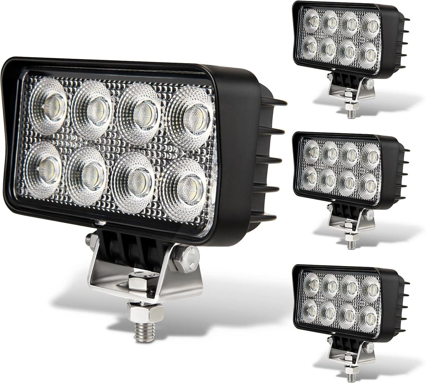 4PCS LED Tractor Work Lights for Trucks and Offroad Vehicles