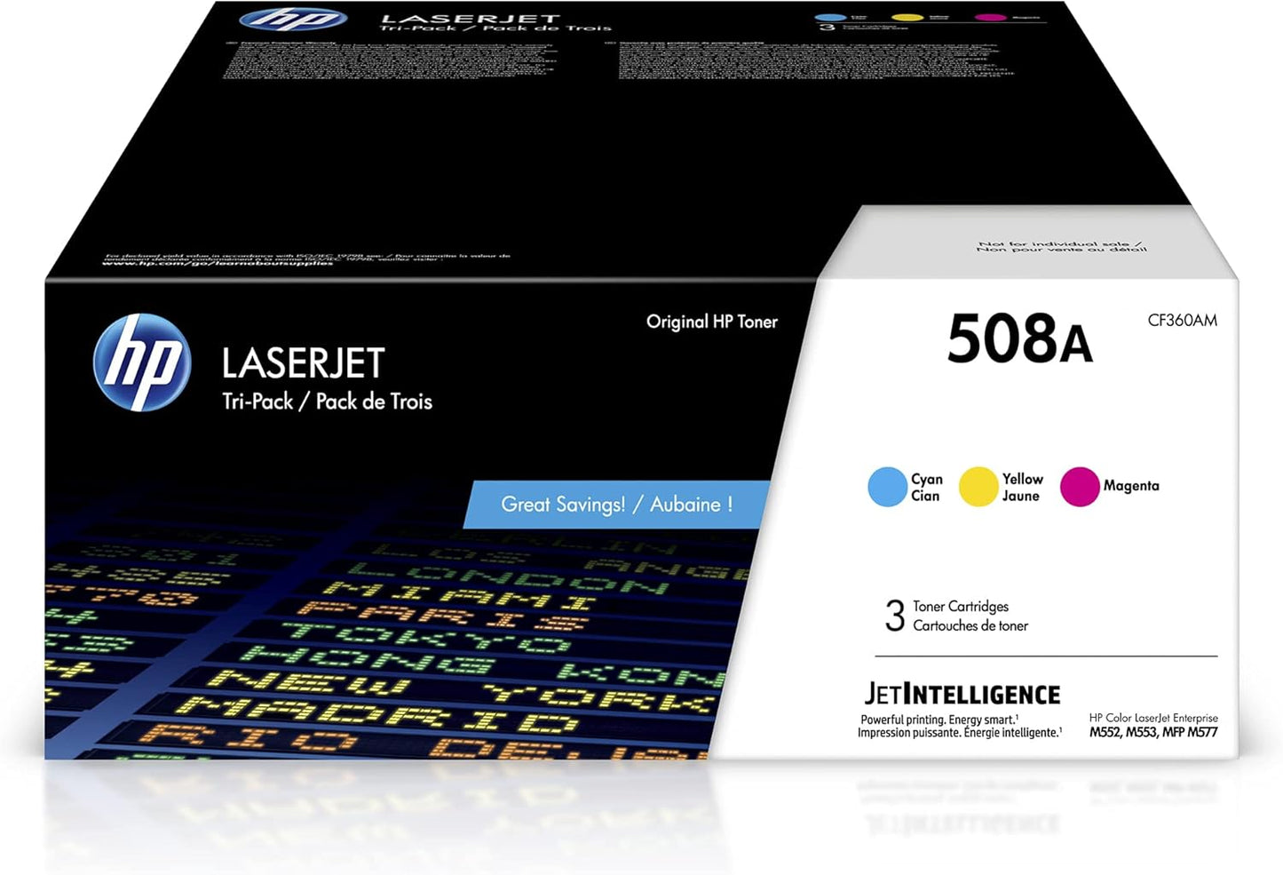 Vibrant Colors Trio for HP LaserJet MFP