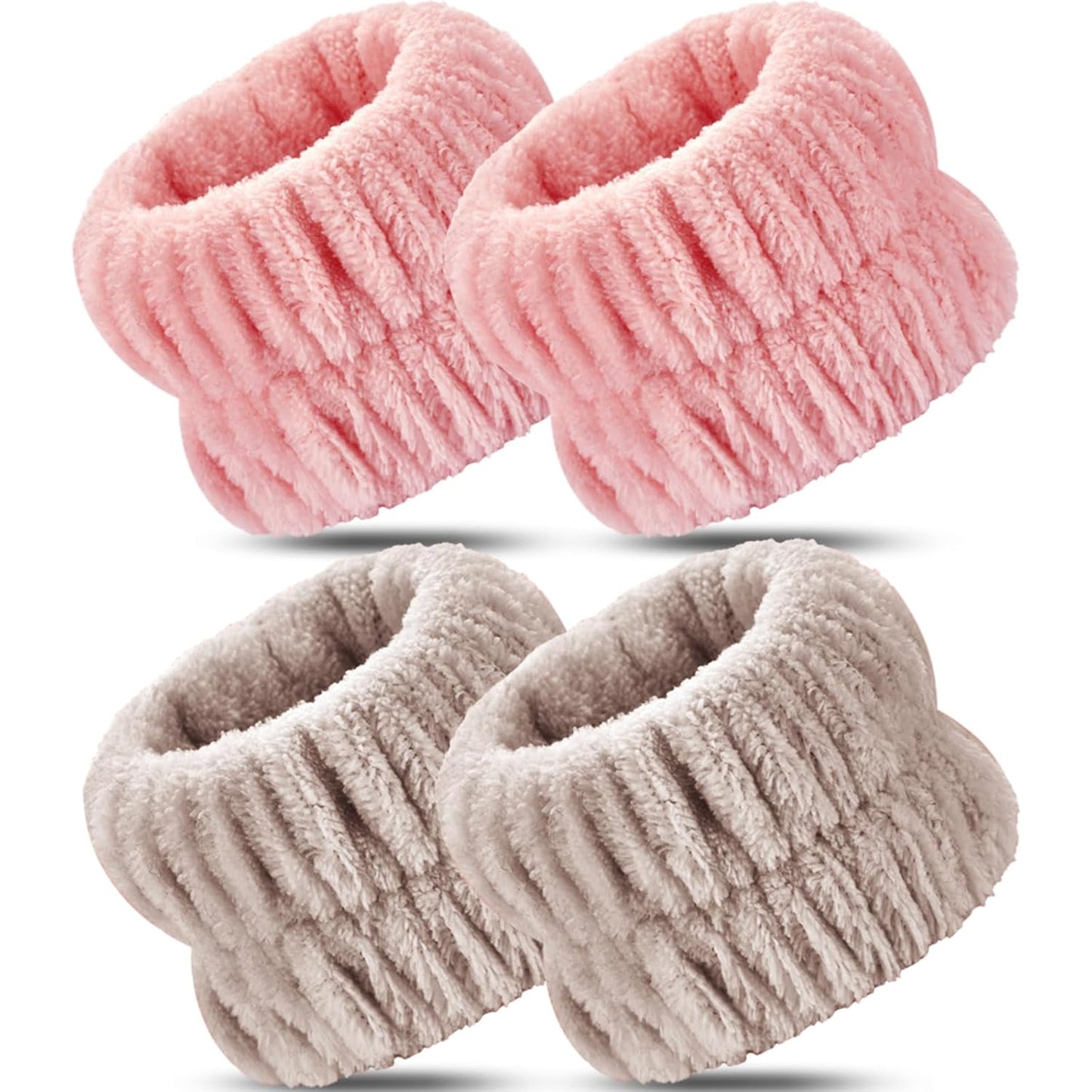 Absorbent Spa Wristbands Set - Face Washing Towels