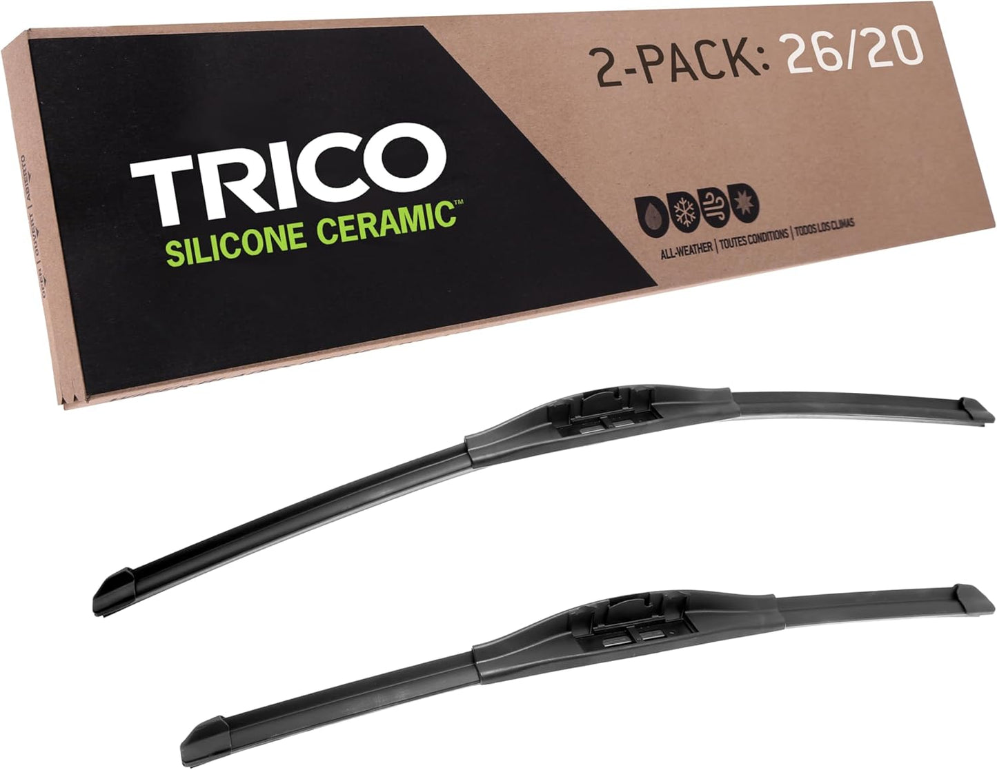 TRICO Silicone Ceramic Wiper Blades for Optimal Visibility