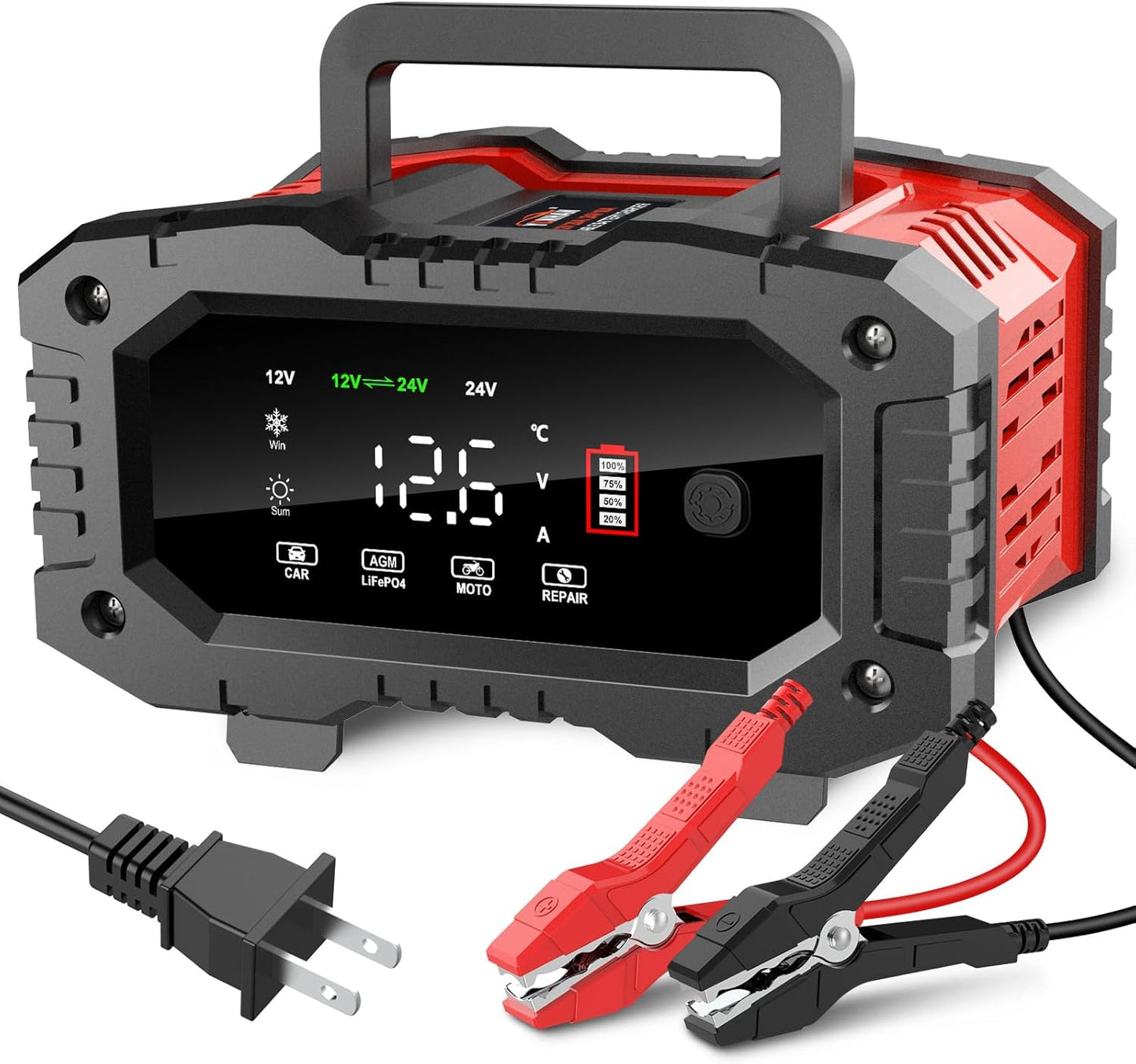 YONHAN 8-Stage Smart Battery Charger