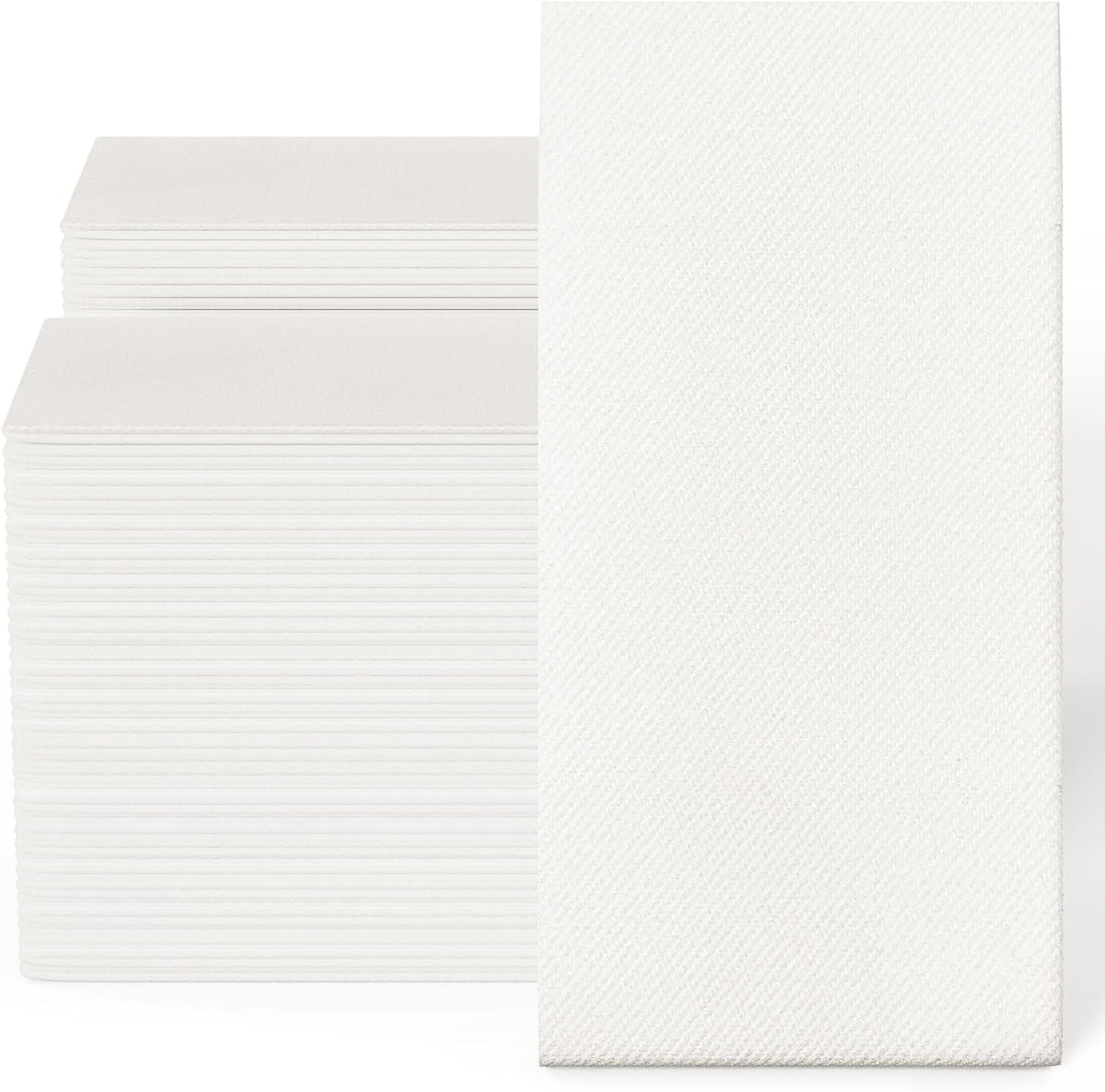 JOLLY CHEF 200-Pack Soft & Absorbent Disposable Guest Towels - Ideal for Kitchen, Parties & Weddings!