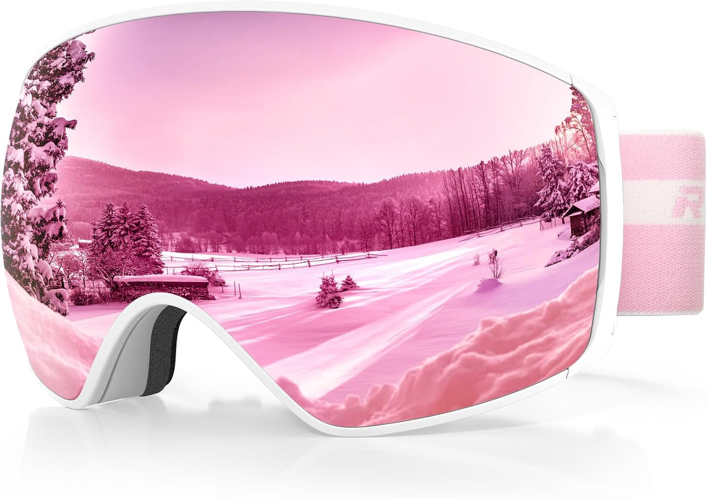 RIOROO Pro Magnetic Ski Goggles - Anti-Fog, 100% UV Protection