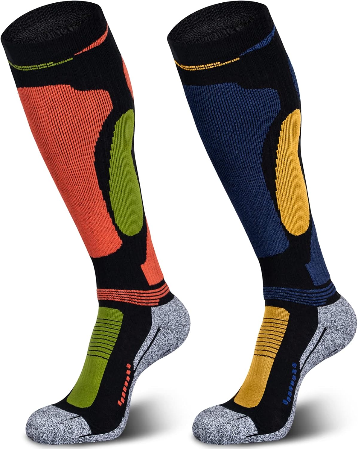 Ultimate Warmth: Muezna Merino Ski Socks - 2 Pairs