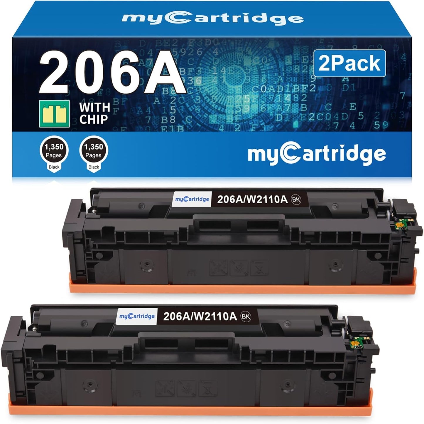HP 206A Color Toner 2-Pack, High Yield, with Chip - myCartridge