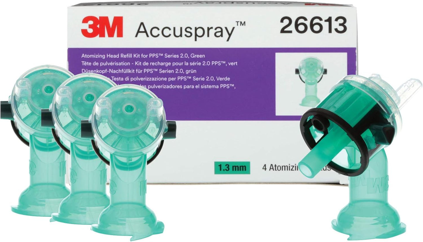 3M Accuspray Paint Spray Gun Nozzle Refills for Like-New Performance