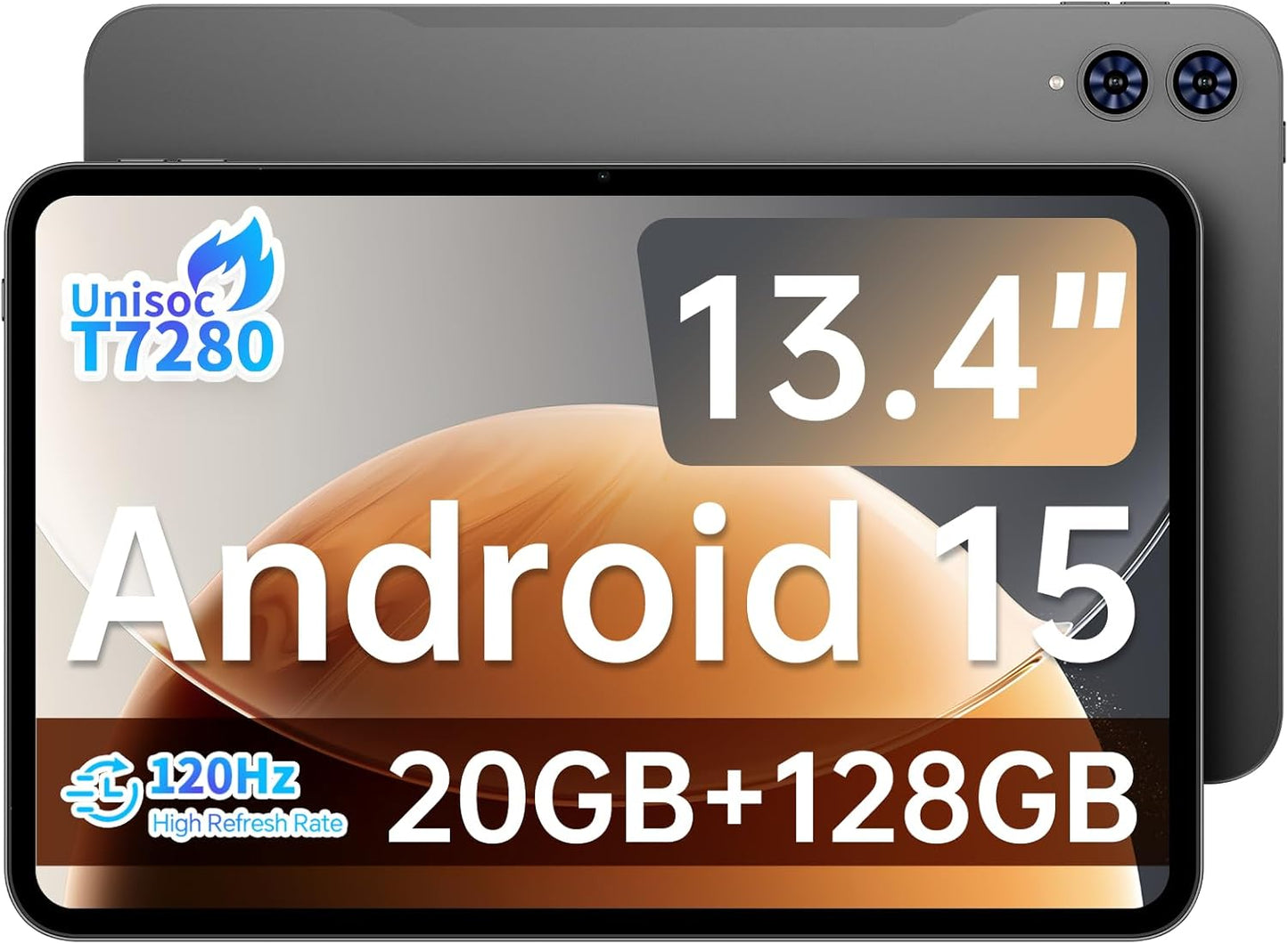 TECLAST 13.4 inch Tablet with 120Hz Display and 20GB RAM