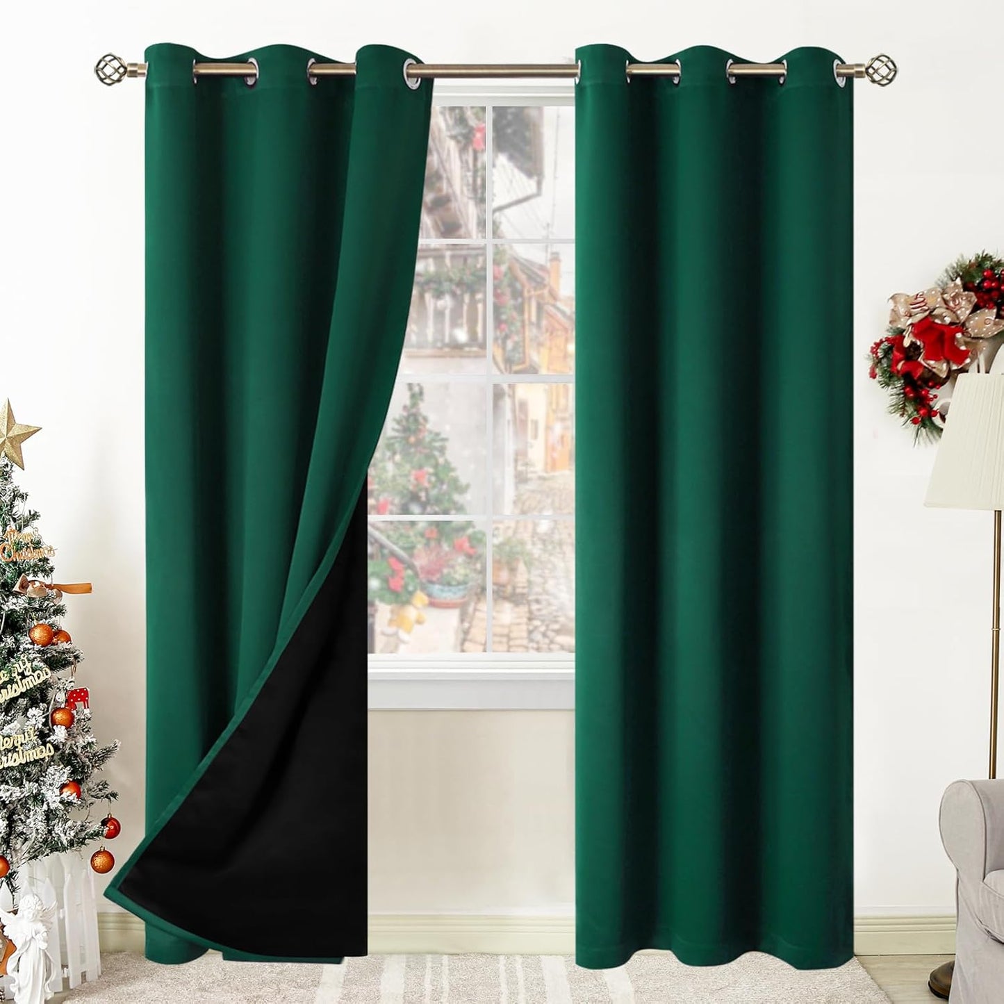 BGment Thermal Insulated Blackout Curtains for Bedroom 42x84