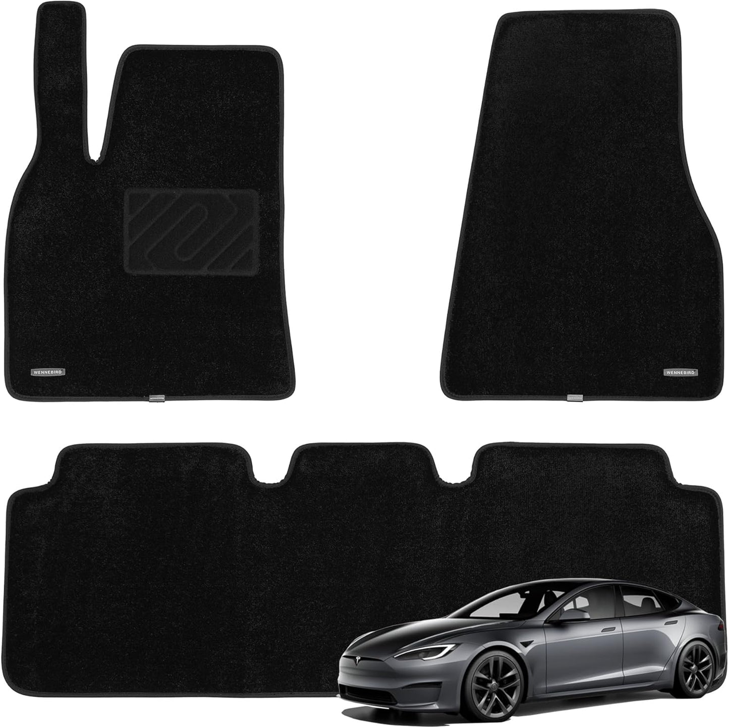 Superior Carpet Floor Mats for 2012-2020 Tesla Model S
