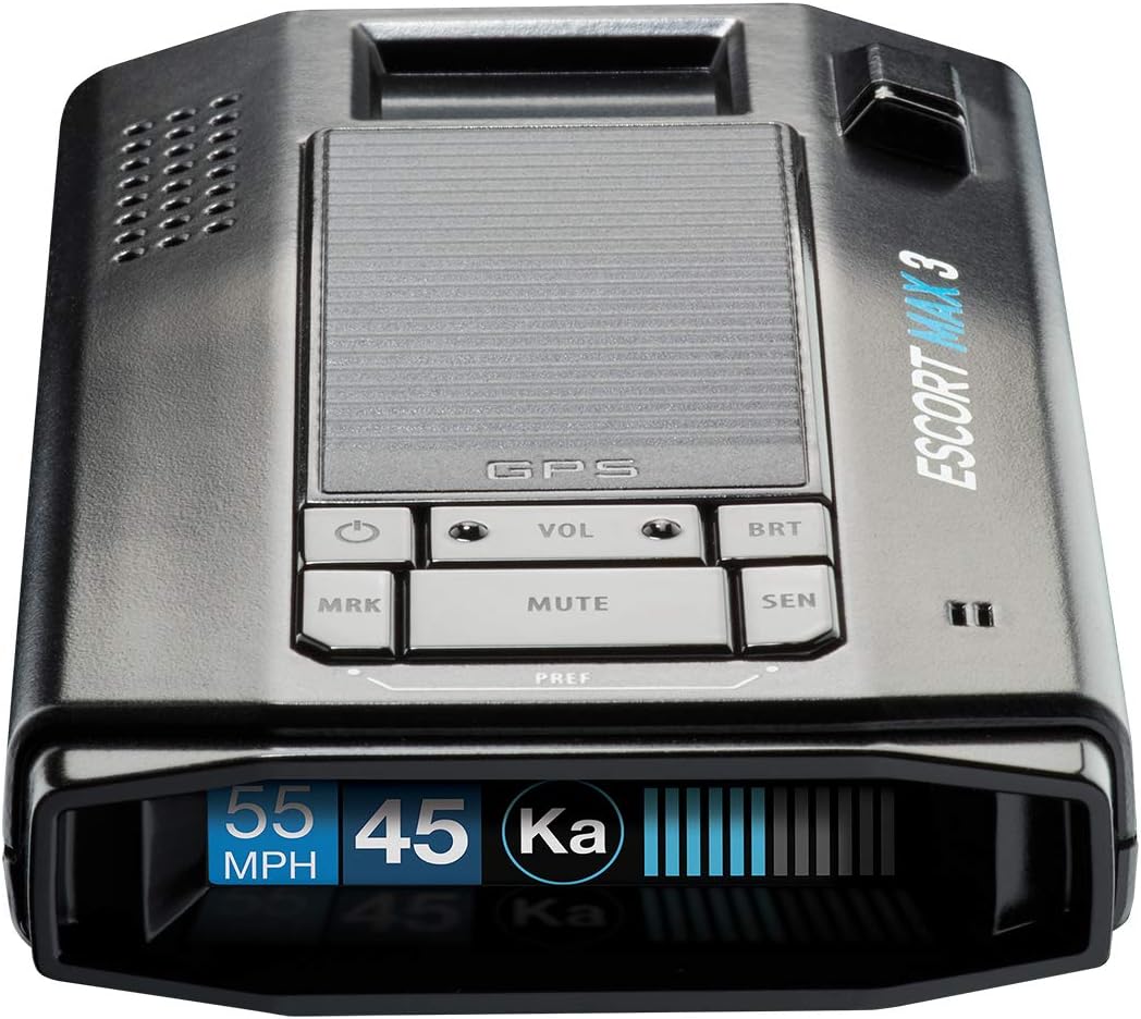 Escort MAX 3 Laser Radar Detector with Bluetooth Connectivity