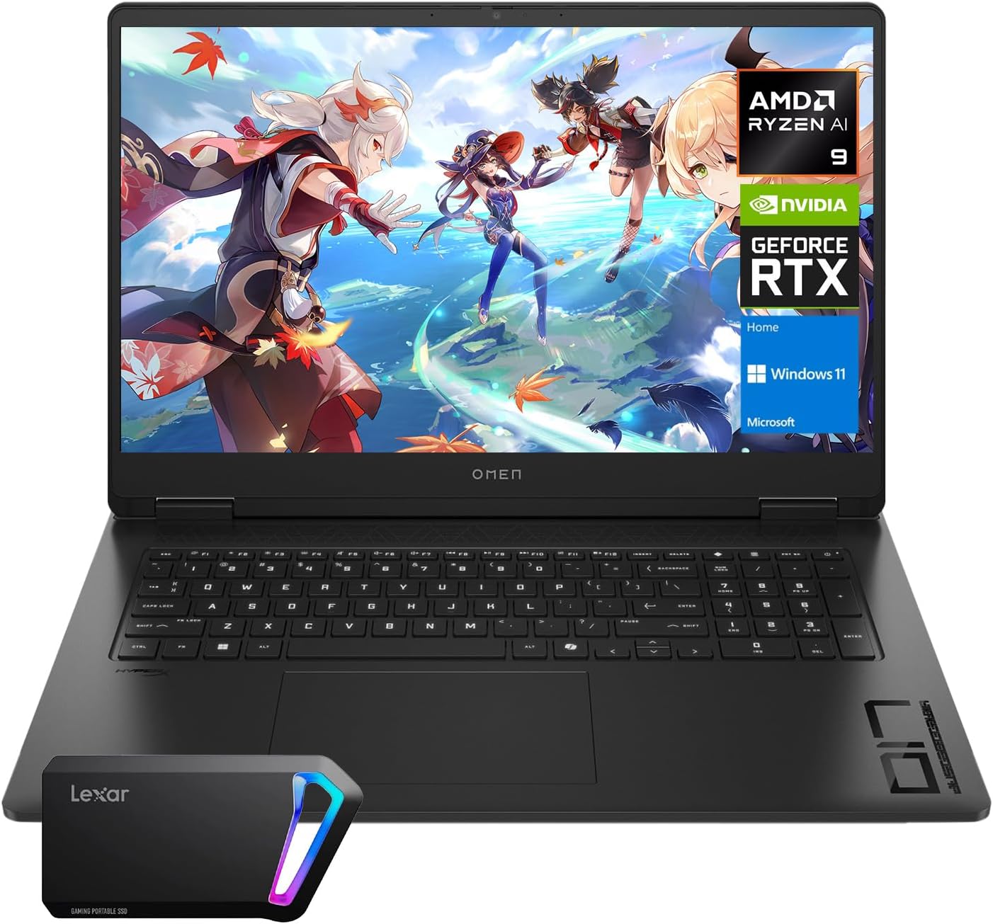 HP OMEN 17.3 RTX 5070 Gaming Laptop with 64GB RAM and SSD