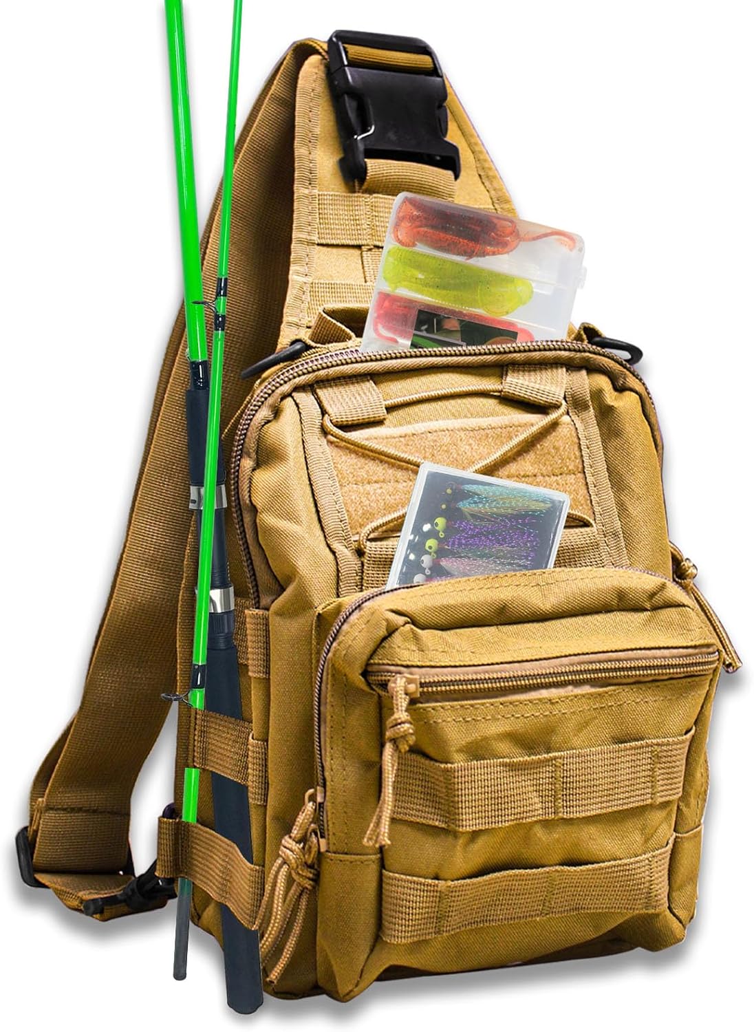 DEILAI Fishing Backpack - Organize Your Gear Easily!