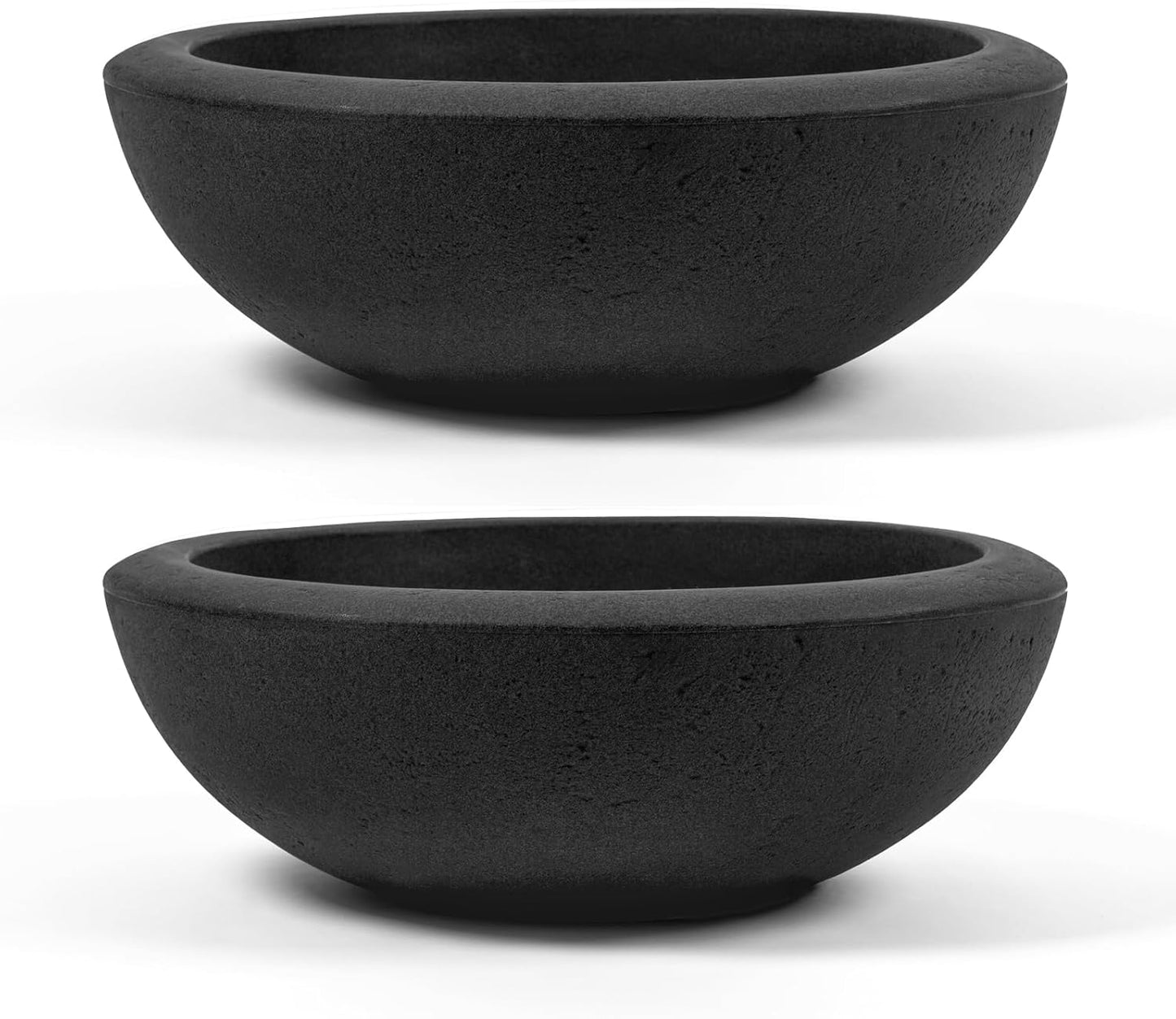 ARBORA 26in Santorini Bowl Planters - Durable & Lightweight Pots