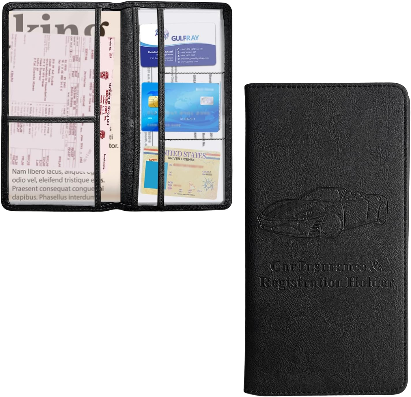 Keep Your Car Papers Safe with Ziciner Holder
