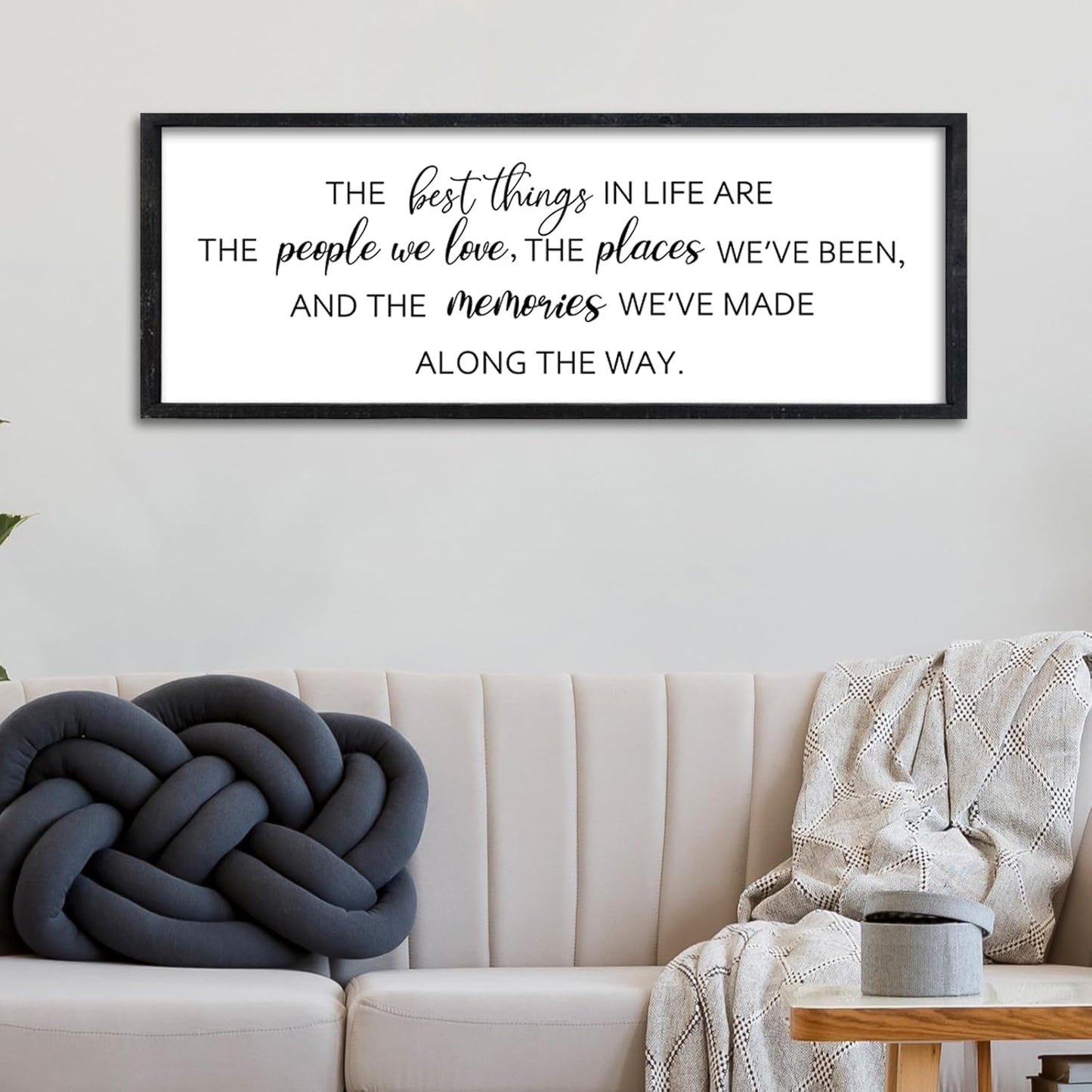 Inspirational Quotes Wall Decor Sign for Family Adventure Memories