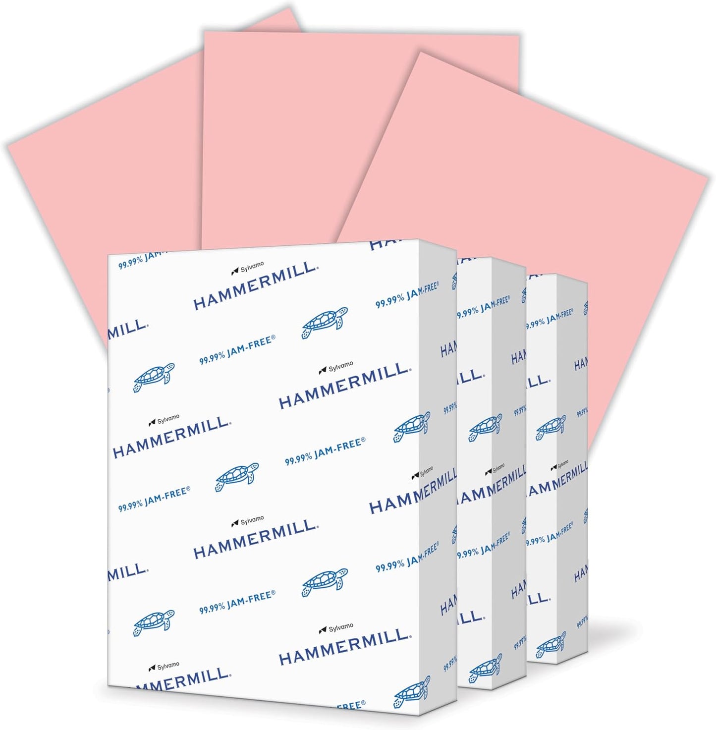 Hammermill Colored Paper 20 lb Pink Printer Paper for All Uses