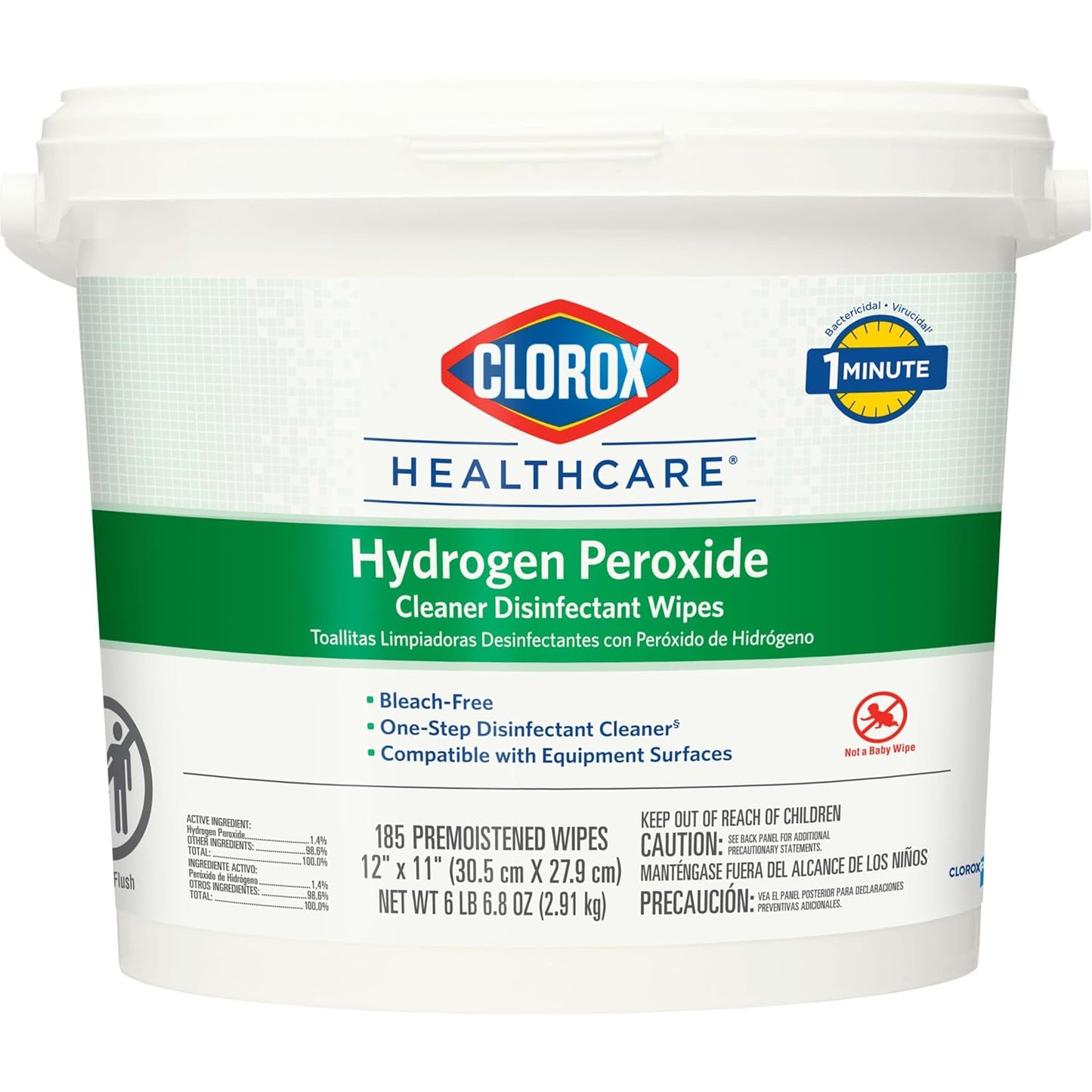 Clorox Healthcare Hydrogen Peroxide Wipes for Effective Disinfection