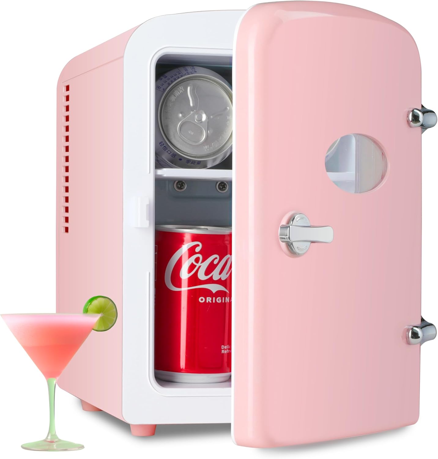 HealSmart Mini Fridge with Window 4L Portable Warmer & Cooler