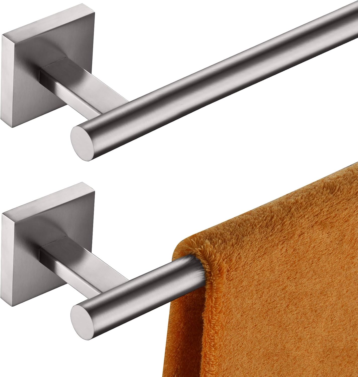 KOKOSIRI Towel Holder for Bath Kitchen - 24 Inch, 2 Pack