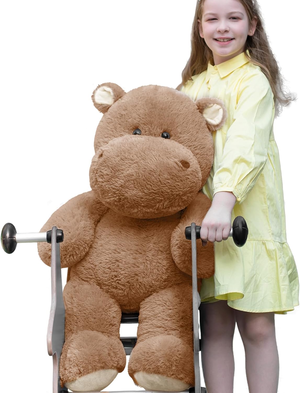 Giant Humongous Hippo Stuffed Animal 36in Plush Toy for Kids