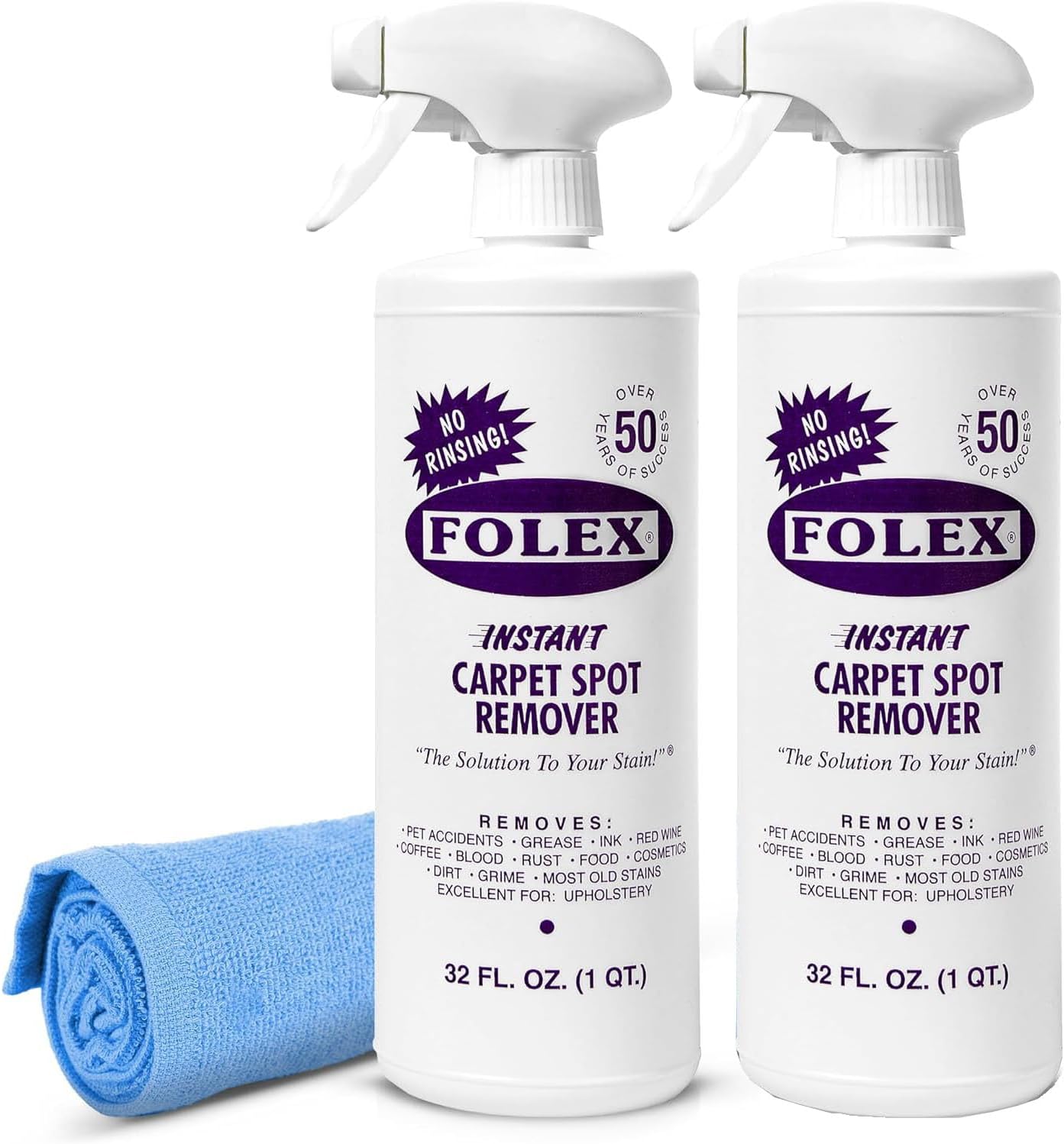 FOLEX Instant Carpet Spot Remover 32 oz for Stains & Dirt