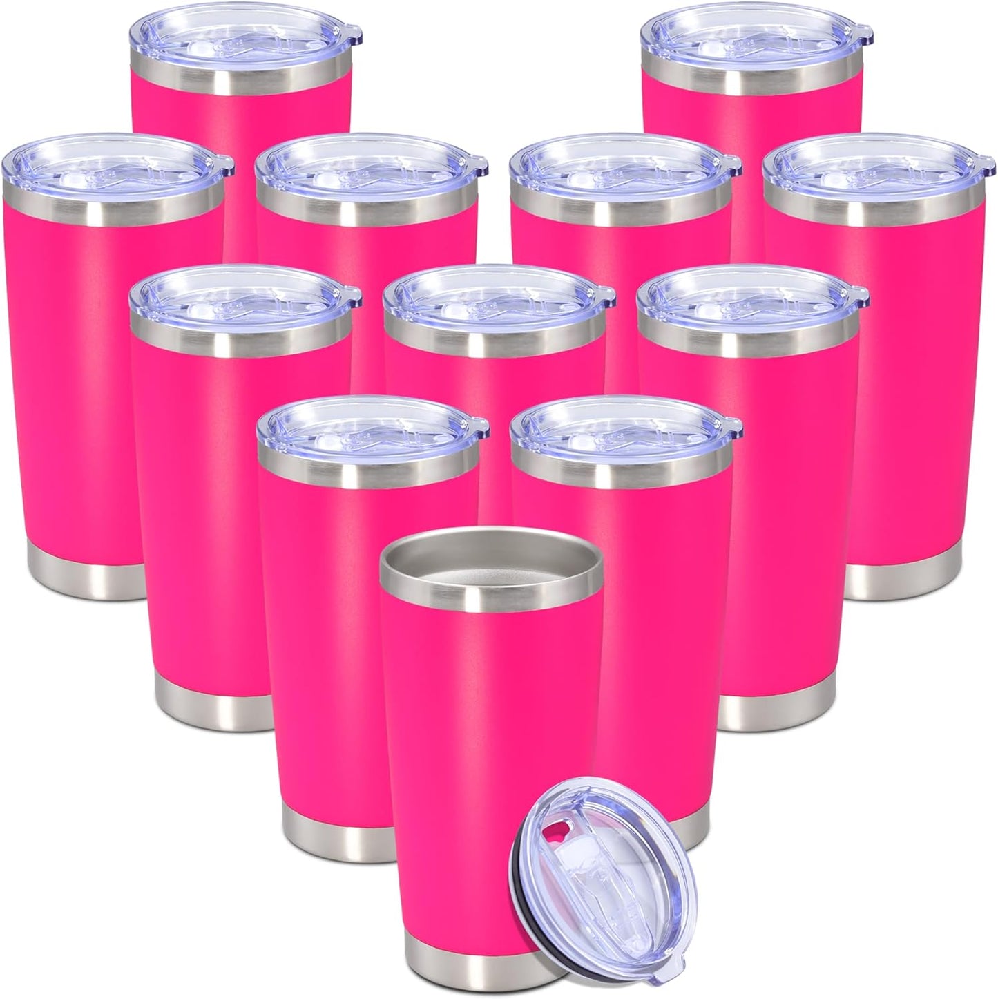 20 oz Tumbler with Lid - Double Wall Insulated Travel Mug