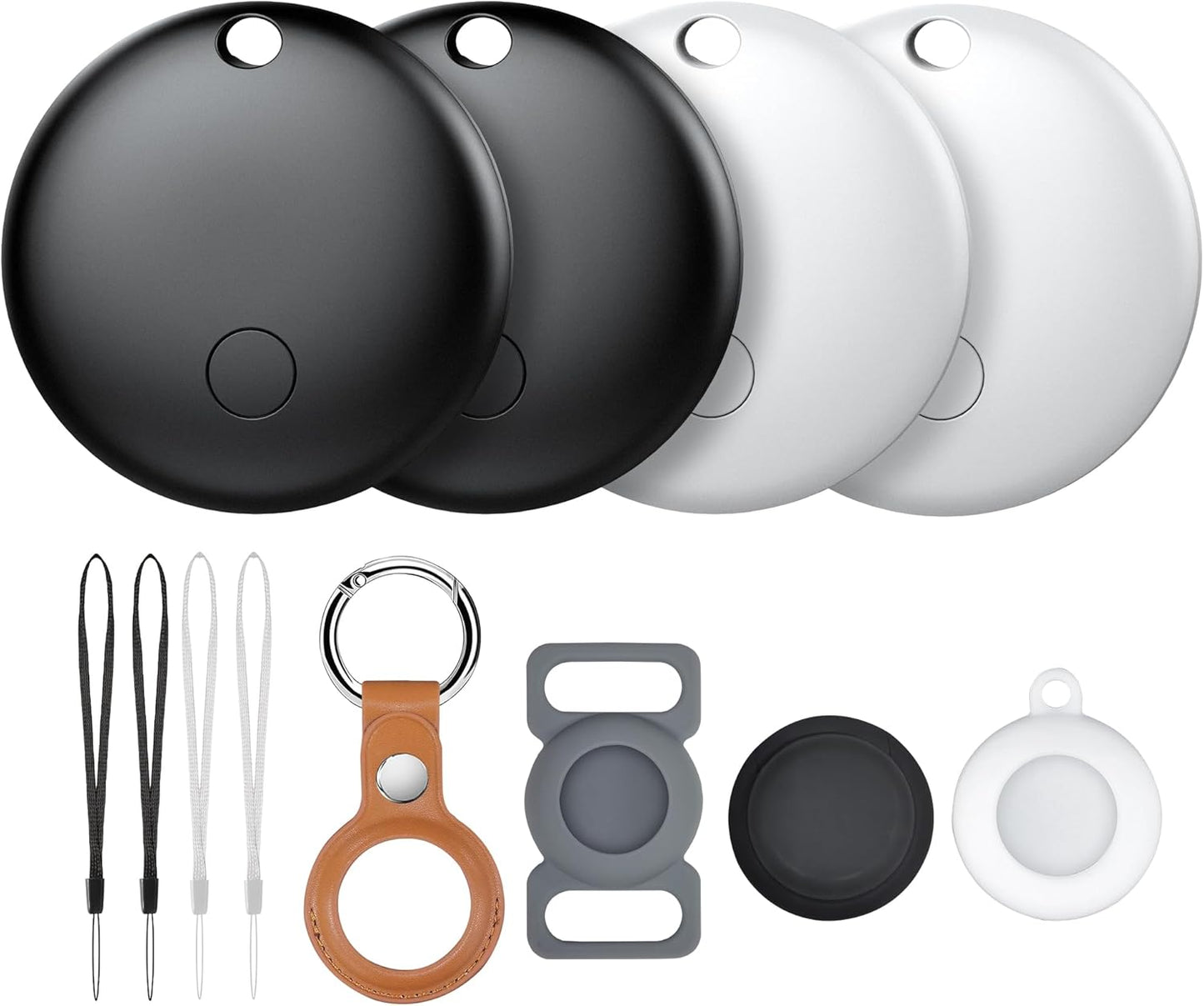Air Tracker Tags 4 Pack for Pet Tracking and Item Locating