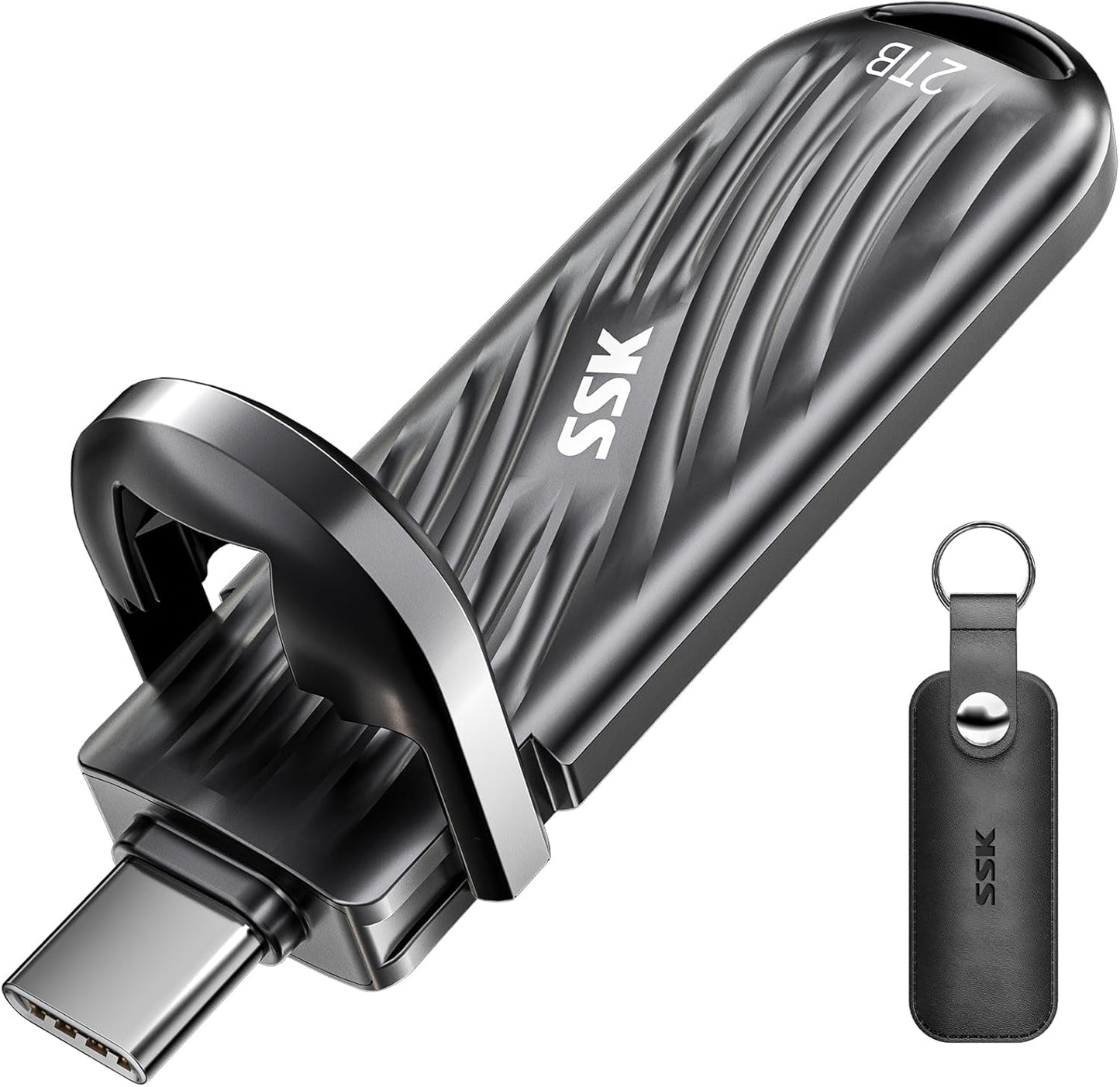 SSK 2TB USB C SSD Drive - 2000MB/s Speed Boost