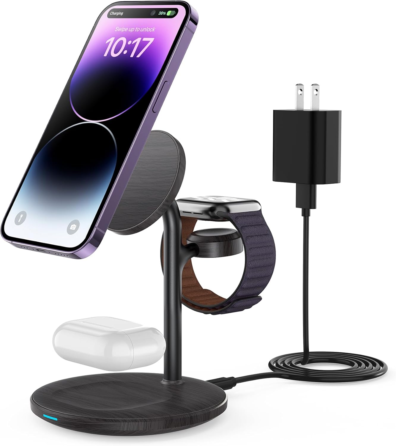XooFly 3 in 1 Wireless Charging Station for Apple Devices